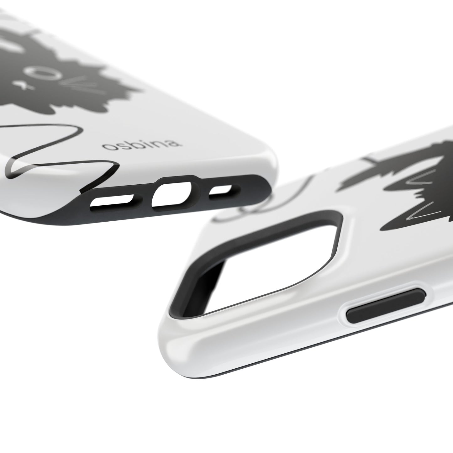 osbina | MagSafe compatible for iPhone | Midnight Couture Cat Phone Case | Season Collective Collection
