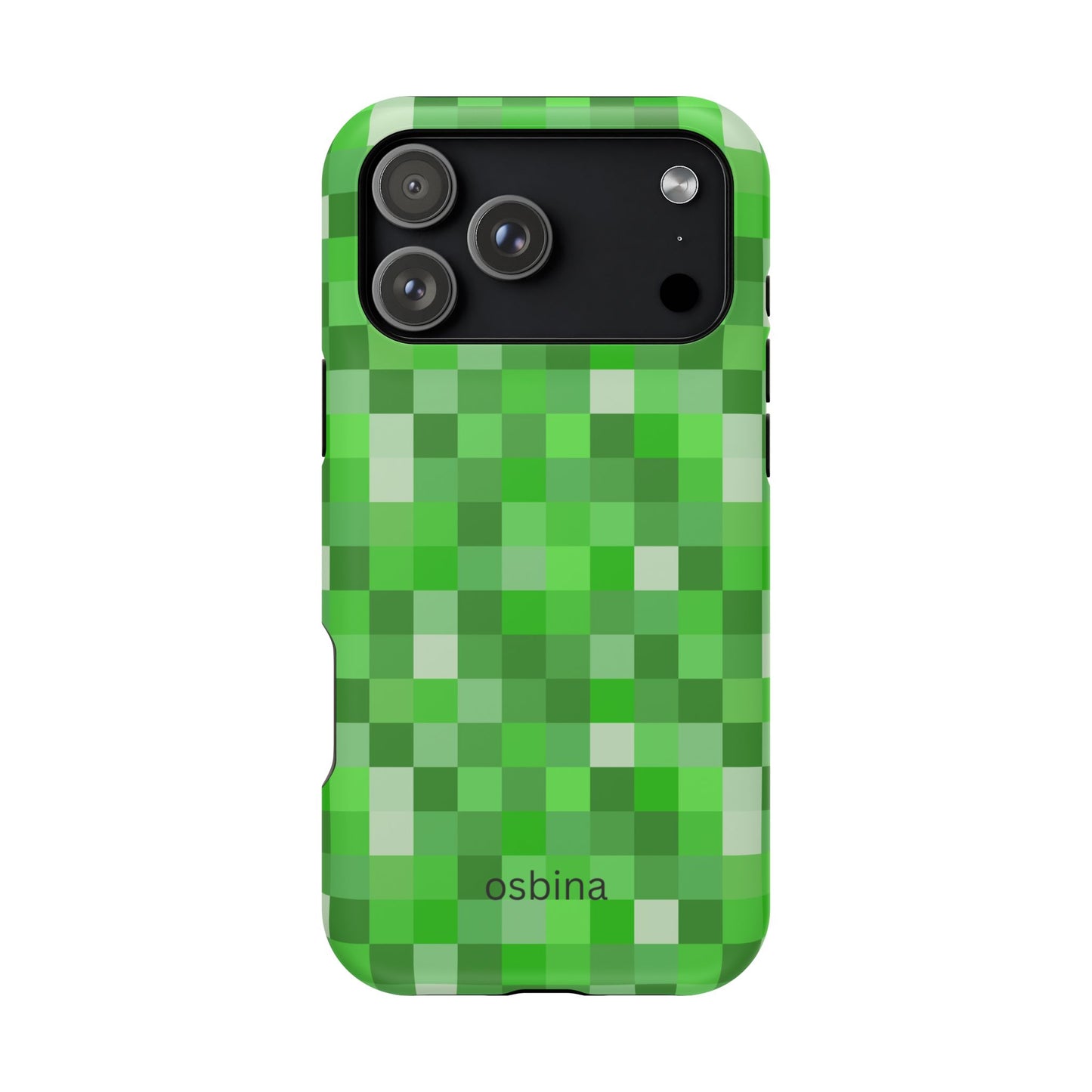 osbina | MagSafe compatible for iPhone | Mosaic Viridis Phone Case | Color Edit Collection