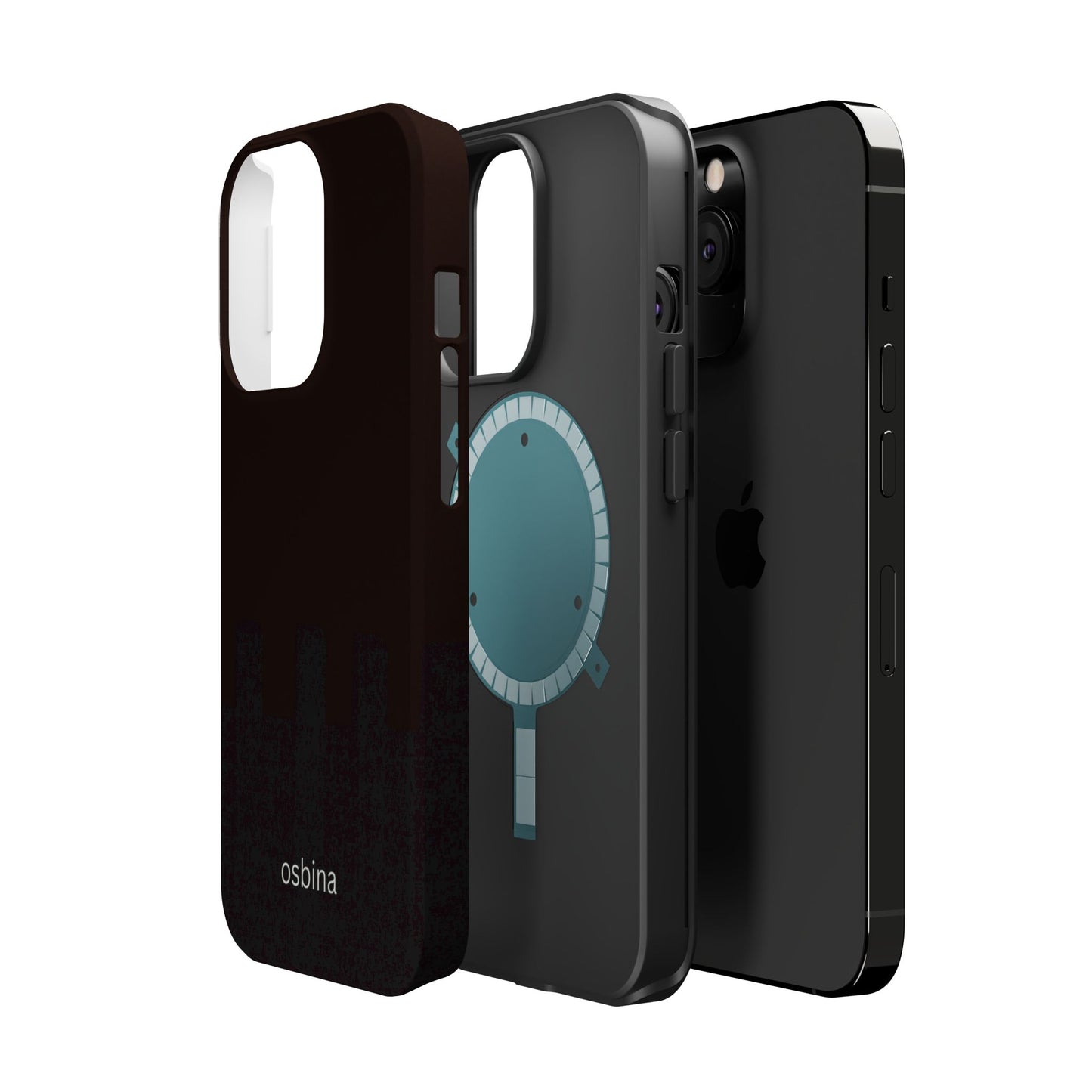 osbina | MagSafe compatible for iPhone | The Onyx Phone Case | Modern Man Collection