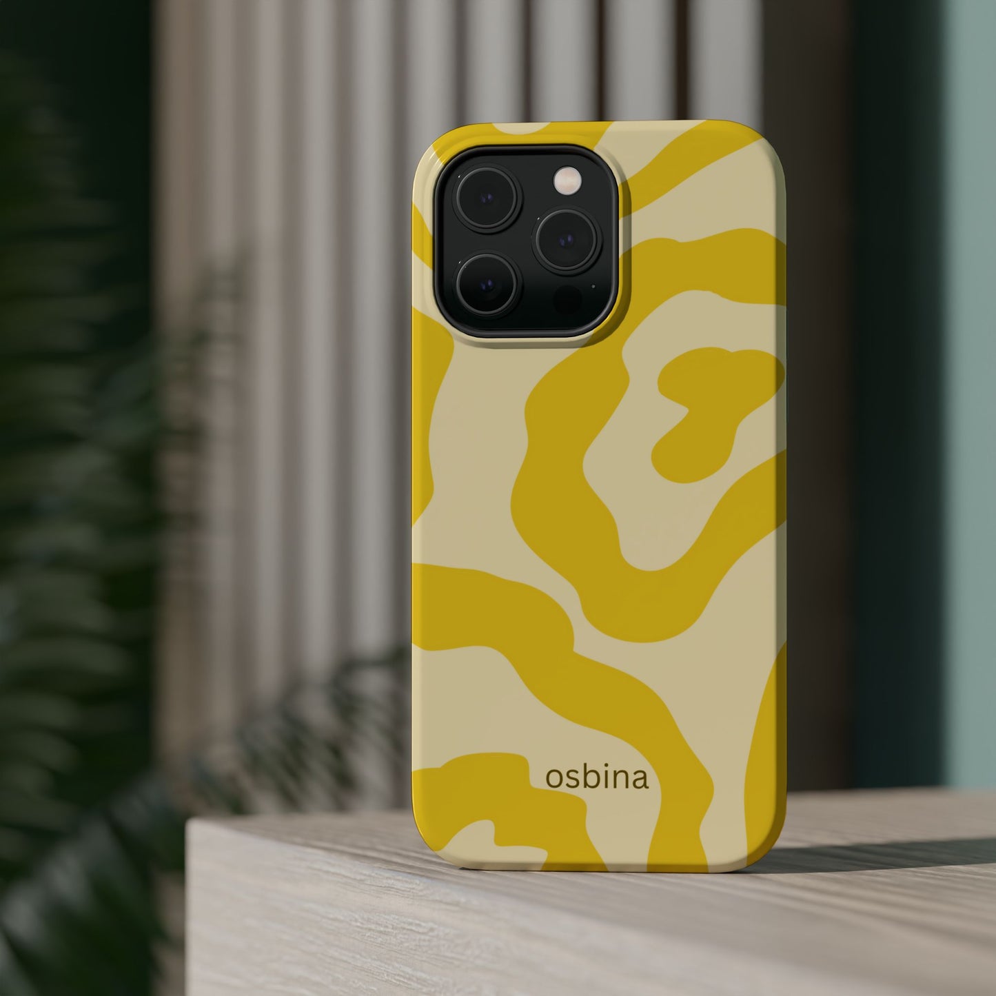 osbina | MagSafe compatible for iPhone | The Mustard Muse Phone Case | Color Edit Collection