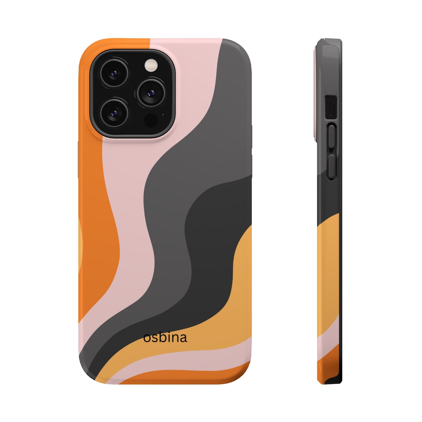 osbina | MagSafe Compatible for iPhone | The Case That Says “Fall, But Make It Fashion” | Retro Swirl Edition | The Season Collective