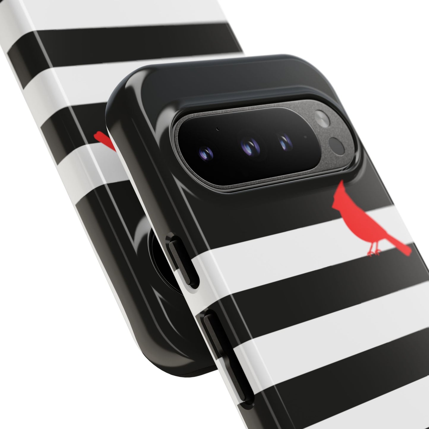 osbina | Redbird Edition Thinking of You Phone Case Black & White Stripe | Inspired By Collection
