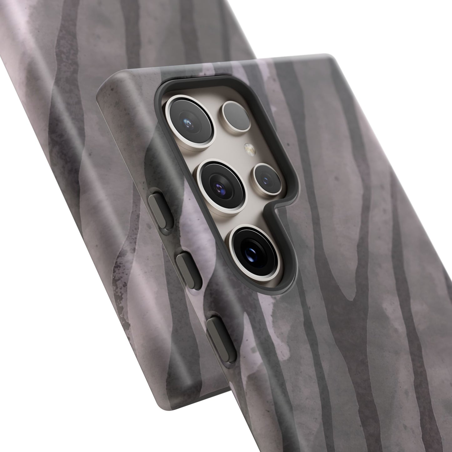 osbina | Stripes on Point — The Muted Gray + Black Tiger Case | The Season Collective