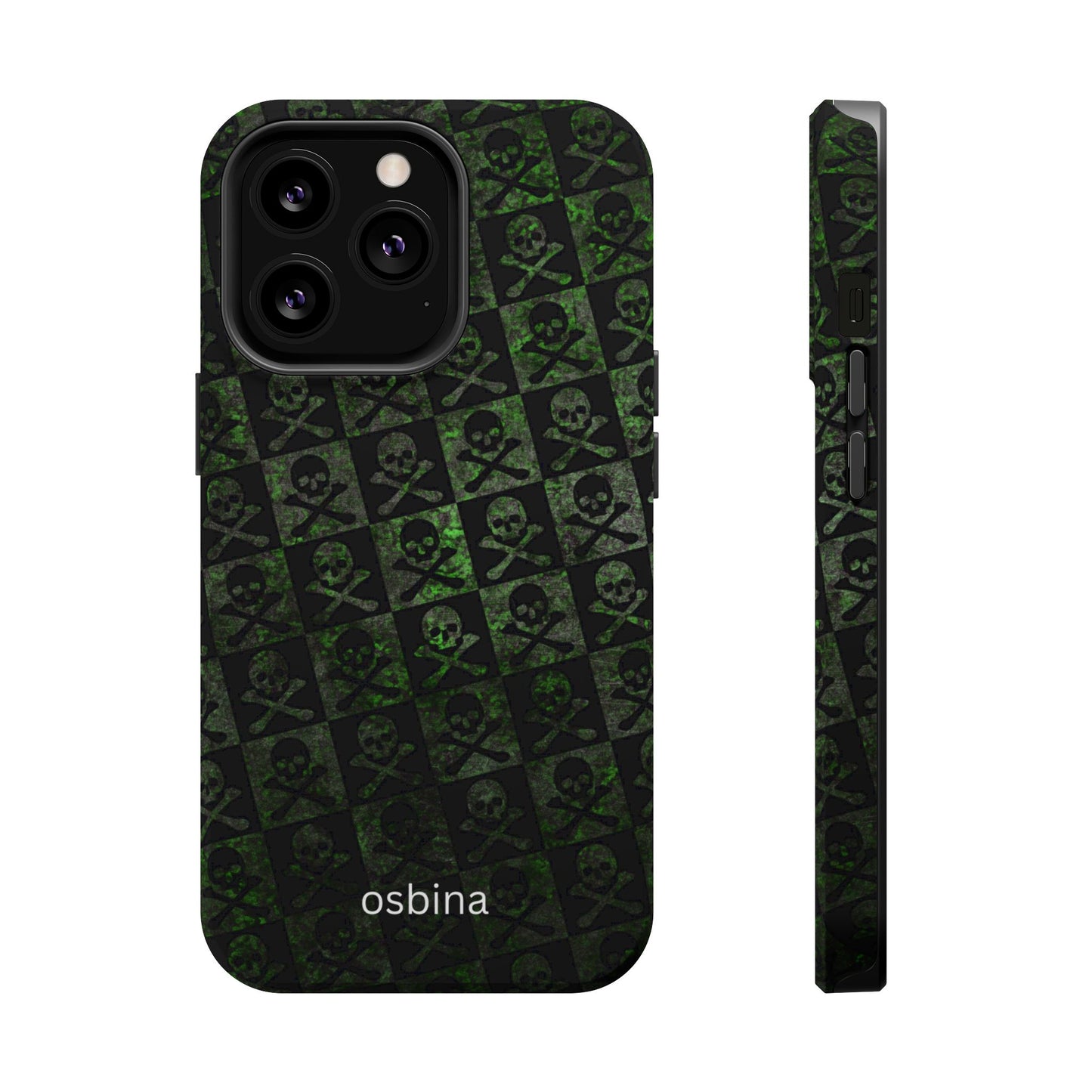 osbina | MagSafe compatible for iPhone | Skull & Crossbones Phone Case | Season Collective Collection