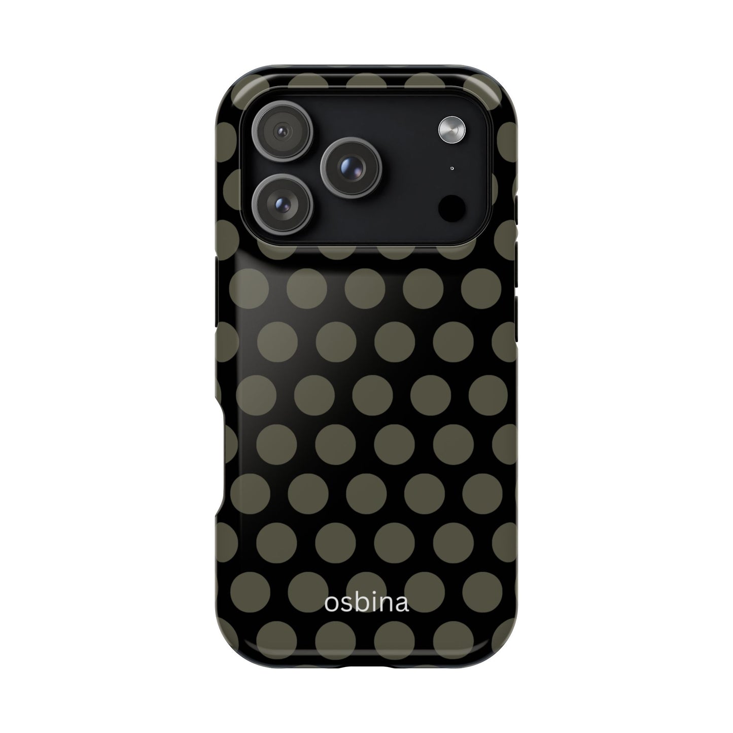 osbina | MagSafe compatible for iPhone | Onyx Chic Phone Case | Modern Muse Collection