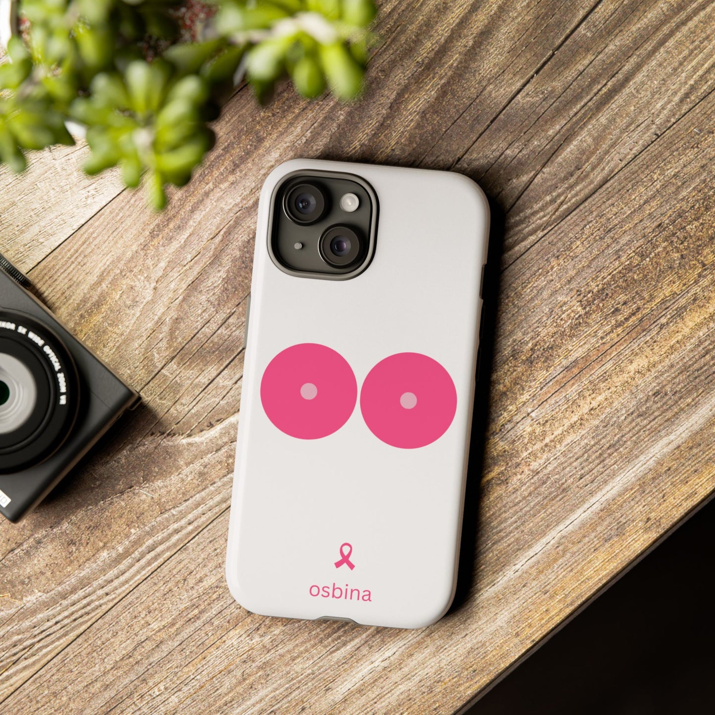osbina | Limited Edition The Check Your Tatas Case in Light Pink + Soft Pink + Hot Pink | The Pink October Collection | Inspired By