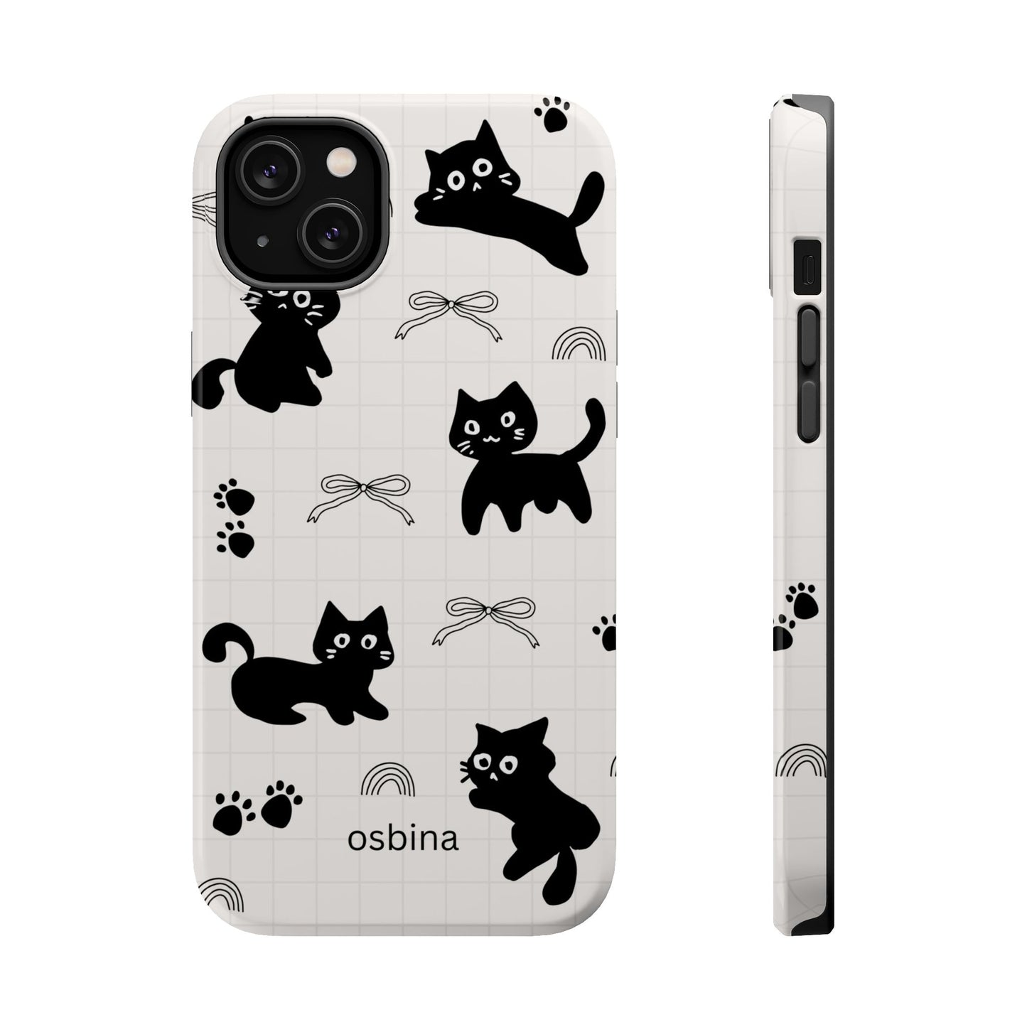 osbina | MagSafe compatible for iPhone | Meow Mode Cat Phone Case | The Season Collective