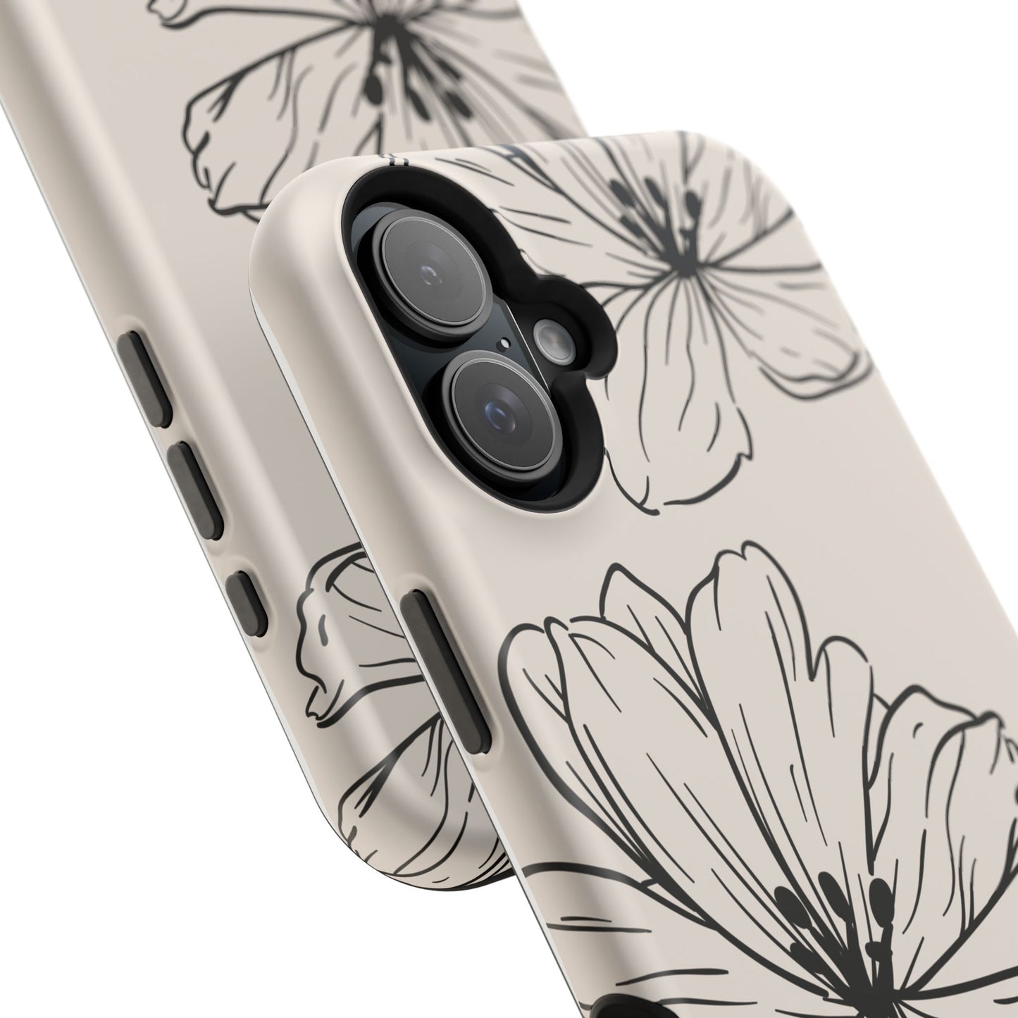 osbina | MagSafe compatible for iPhone | Poppy Whisper Phone Case | Modern Muse Collection