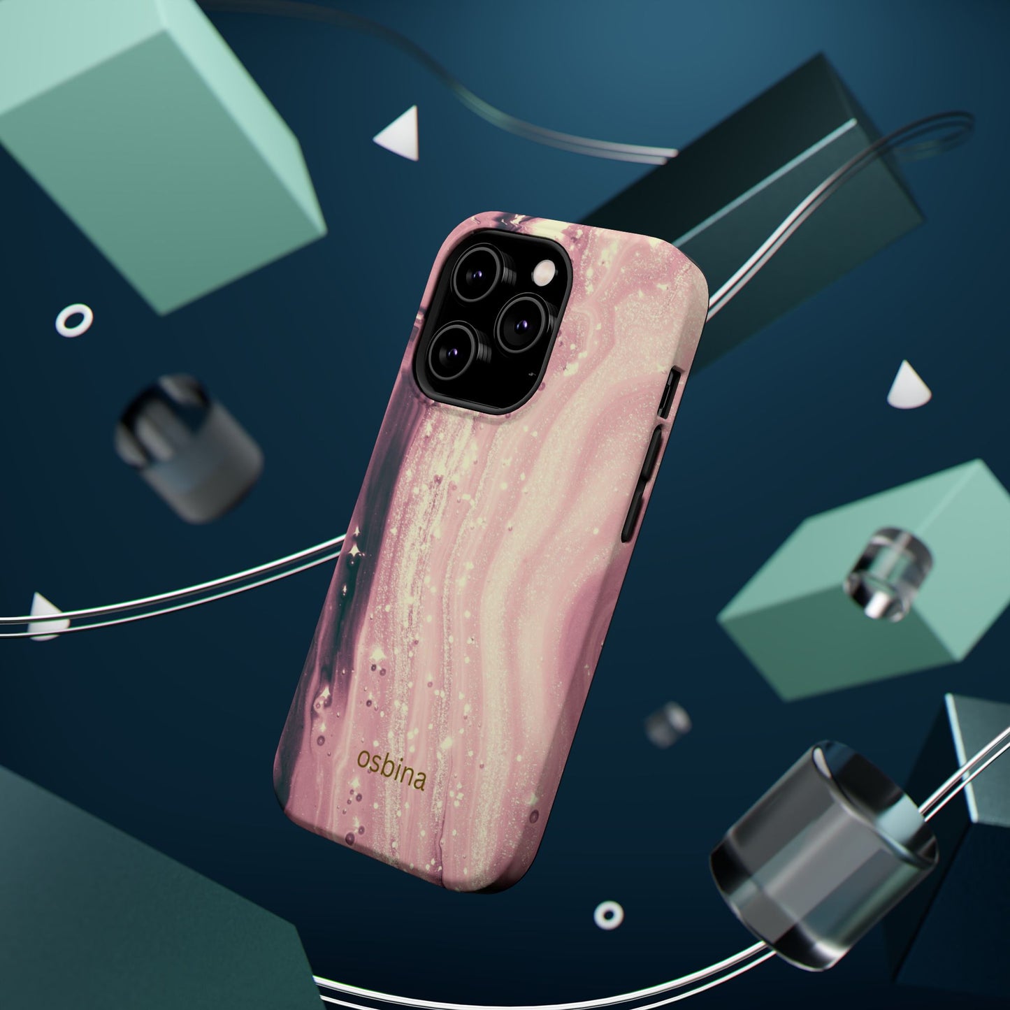 osbina | MagSafe compatible for iPhone | The Amethyst Glow Phone Case | Modern Muse Collection
