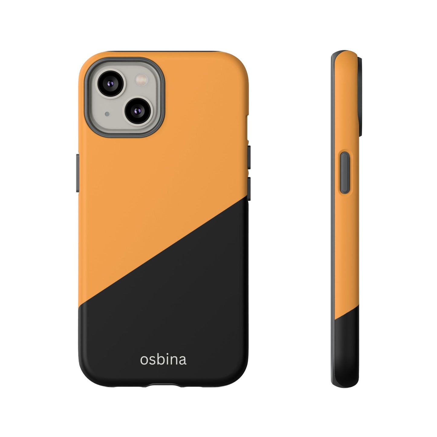 osbina | Bold Moves Only — The Orange + Black Split Diagonal Case | The Season Collective
