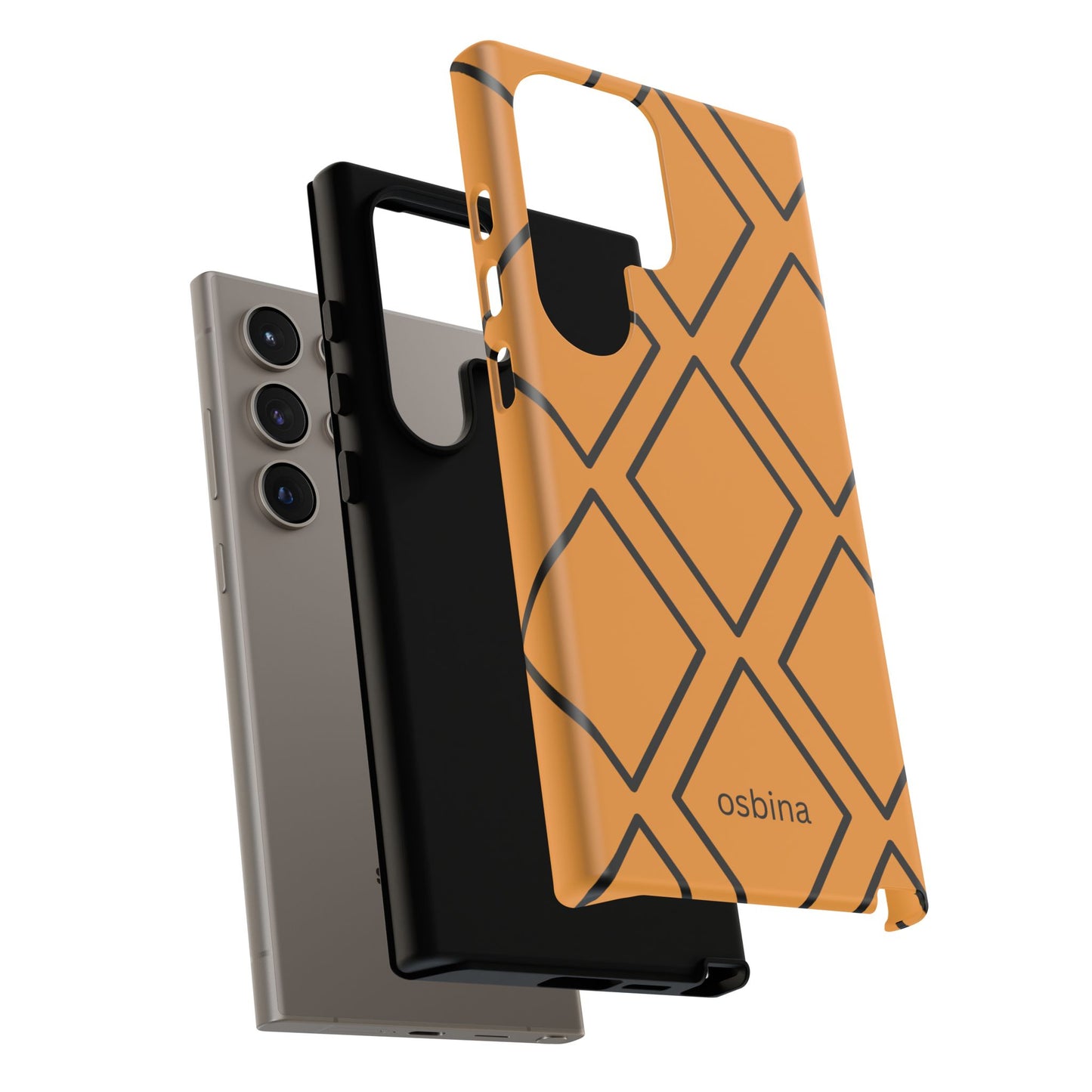 osbina | Diamonds Are Your Phone’s Best Friend — The Orange + Black Diamond Case | The Season Collective