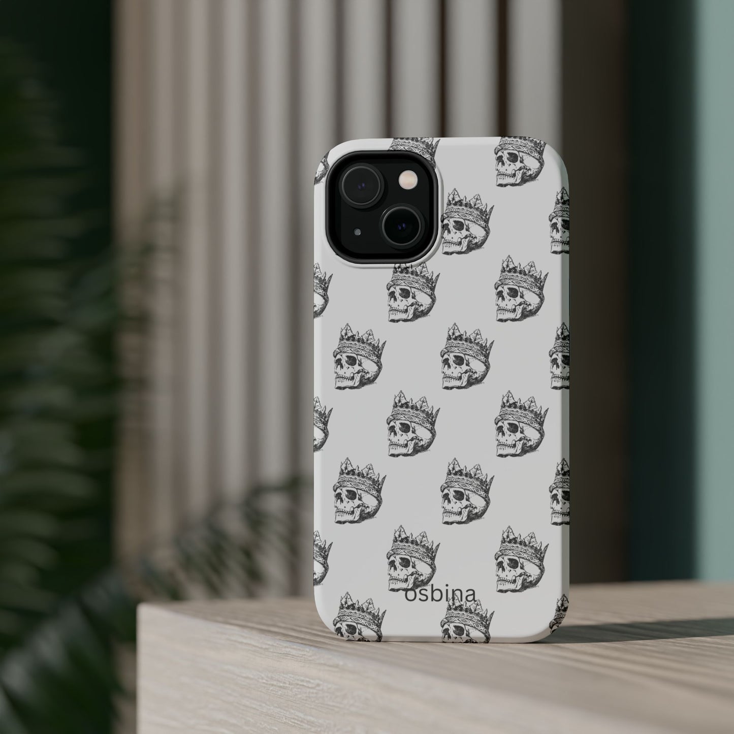 osbina | MagSafe compatible for iPhone | Skulls Royale Phone Case | Season Collective Collection