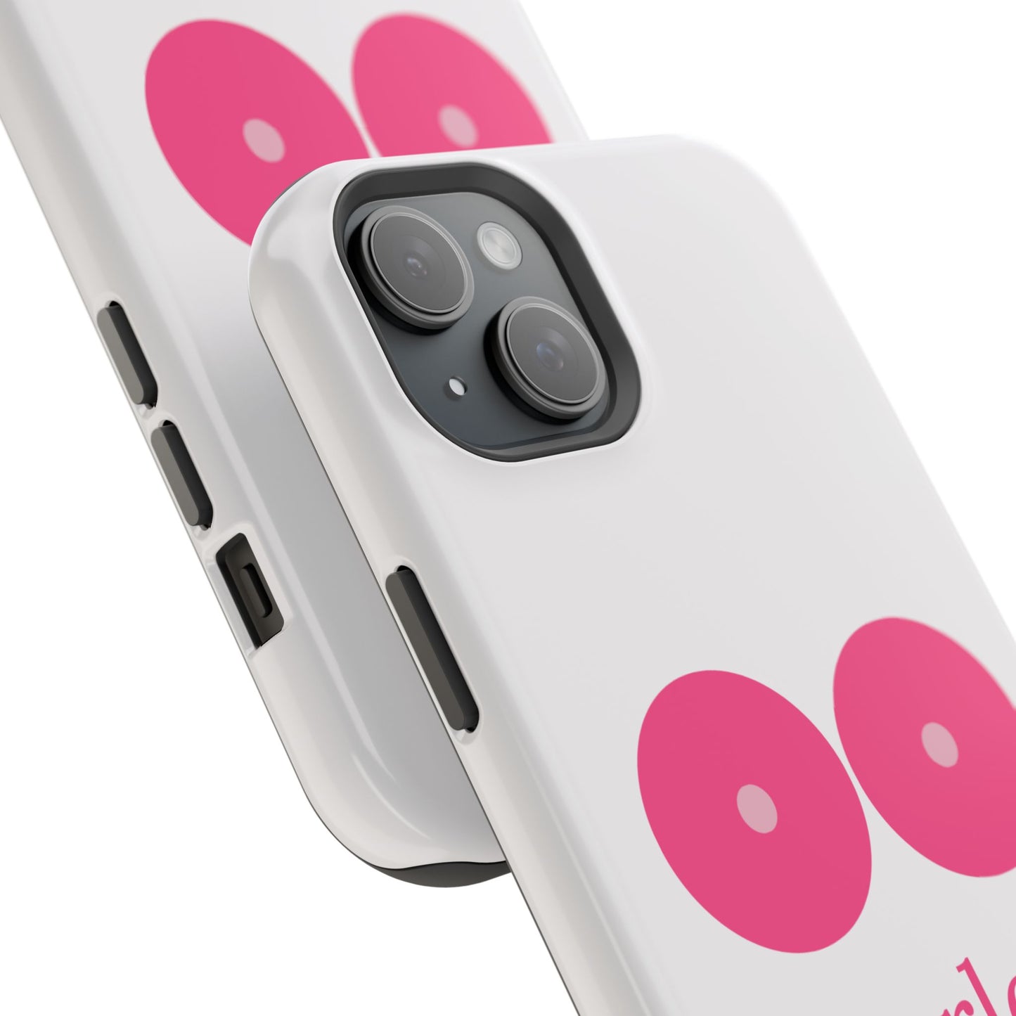 osbina | MagSafe compatible for iPhone | Limited Edition The Fearless Tatas Case in Light Pink + Soft Pink + Hot Pink | The Pink October Collection | Inspired By