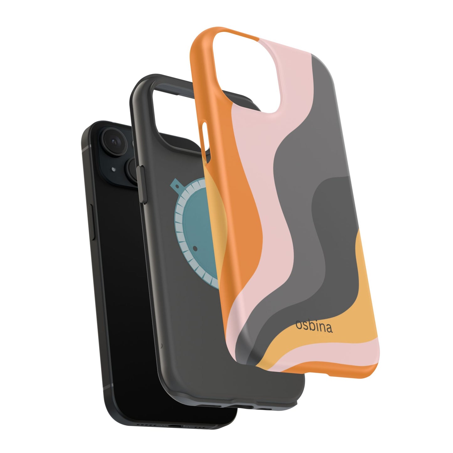 osbina | MagSafe Compatible for iPhone | The Case That Says “Fall, But Make It Fashion” | Retro Swirl Edition | The Season Collective