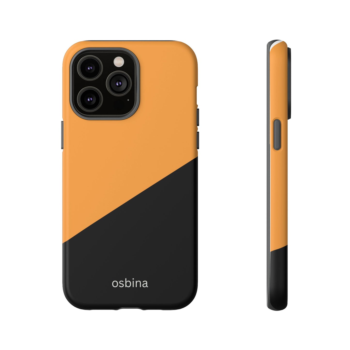 osbina | Bold Moves Only — The Orange + Black Split Diagonal Case | The Season Collective