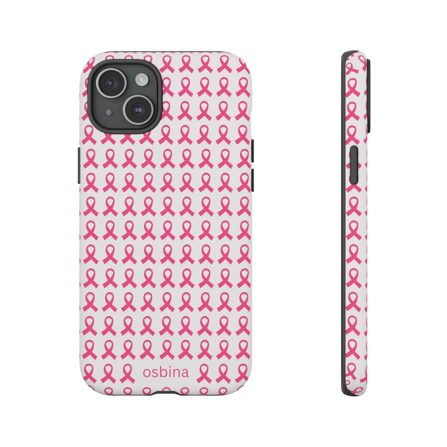 osbina | Limited Edition The Side by Side Pink Ribbon Case in Light Pink + Soft Pink + Hot Pink | The Pink October Collection | Inspired By