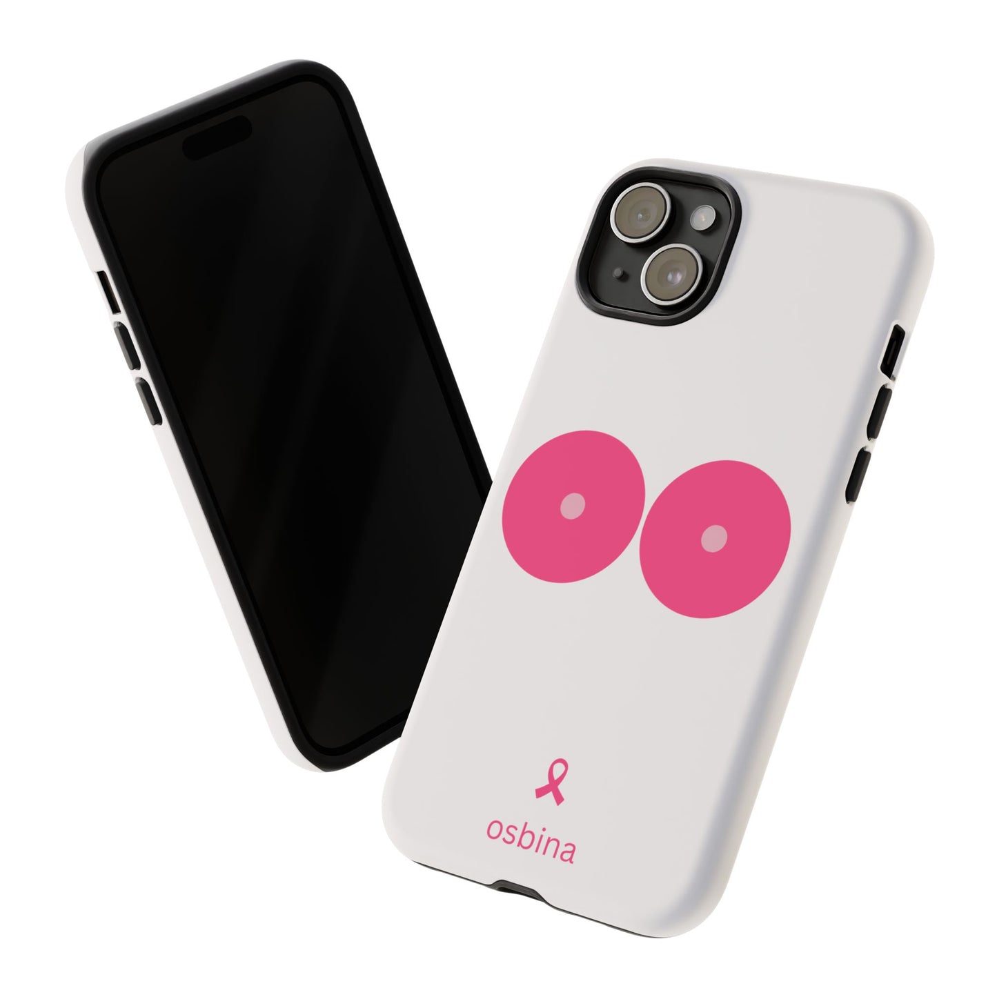 osbina | Limited Edition The Check Your Tatas Case in Light Pink + Soft Pink + Hot Pink | The Pink October Collection | Inspired By