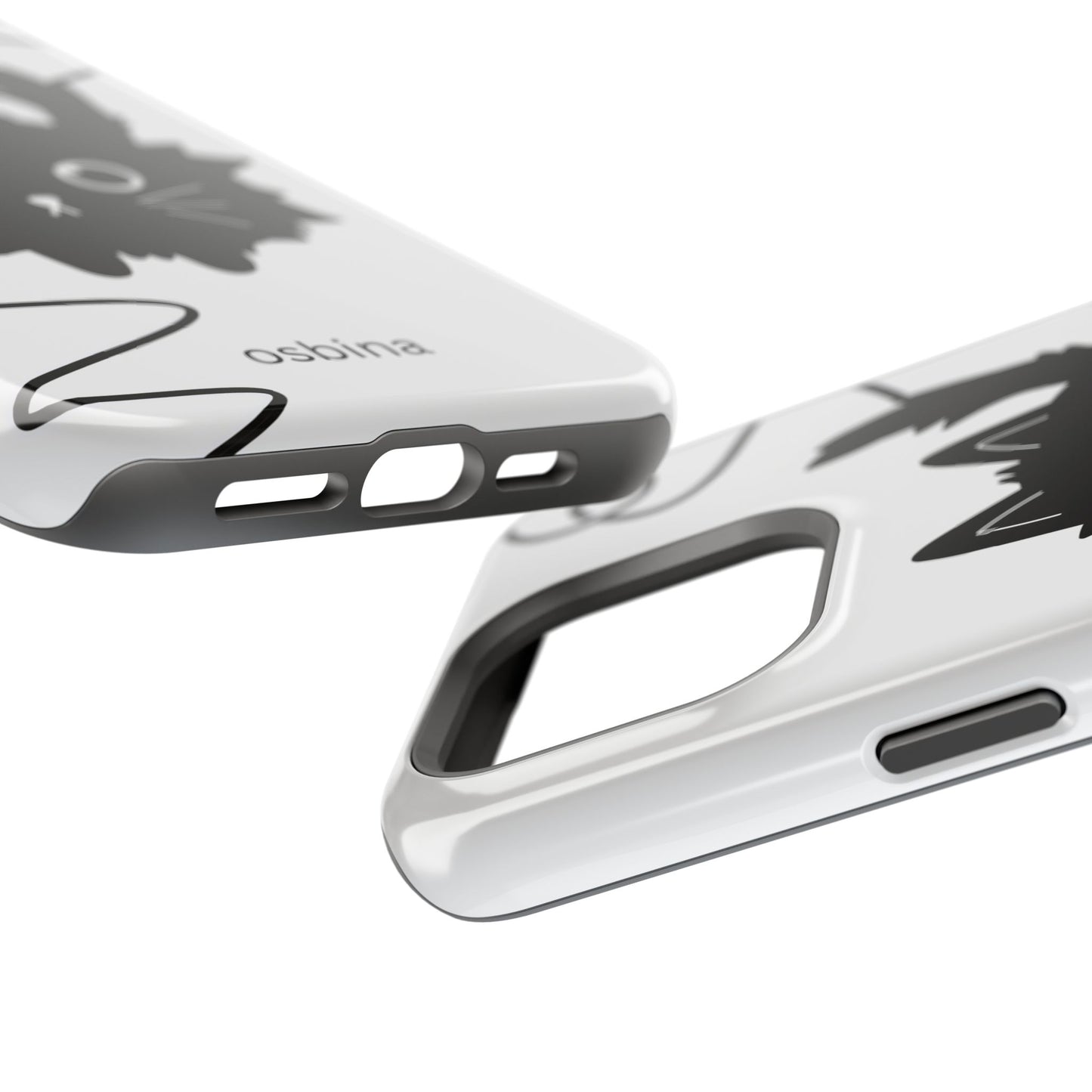 osbina | MagSafe compatible for iPhone | Midnight Couture Cat Phone Case | Season Collective Collection