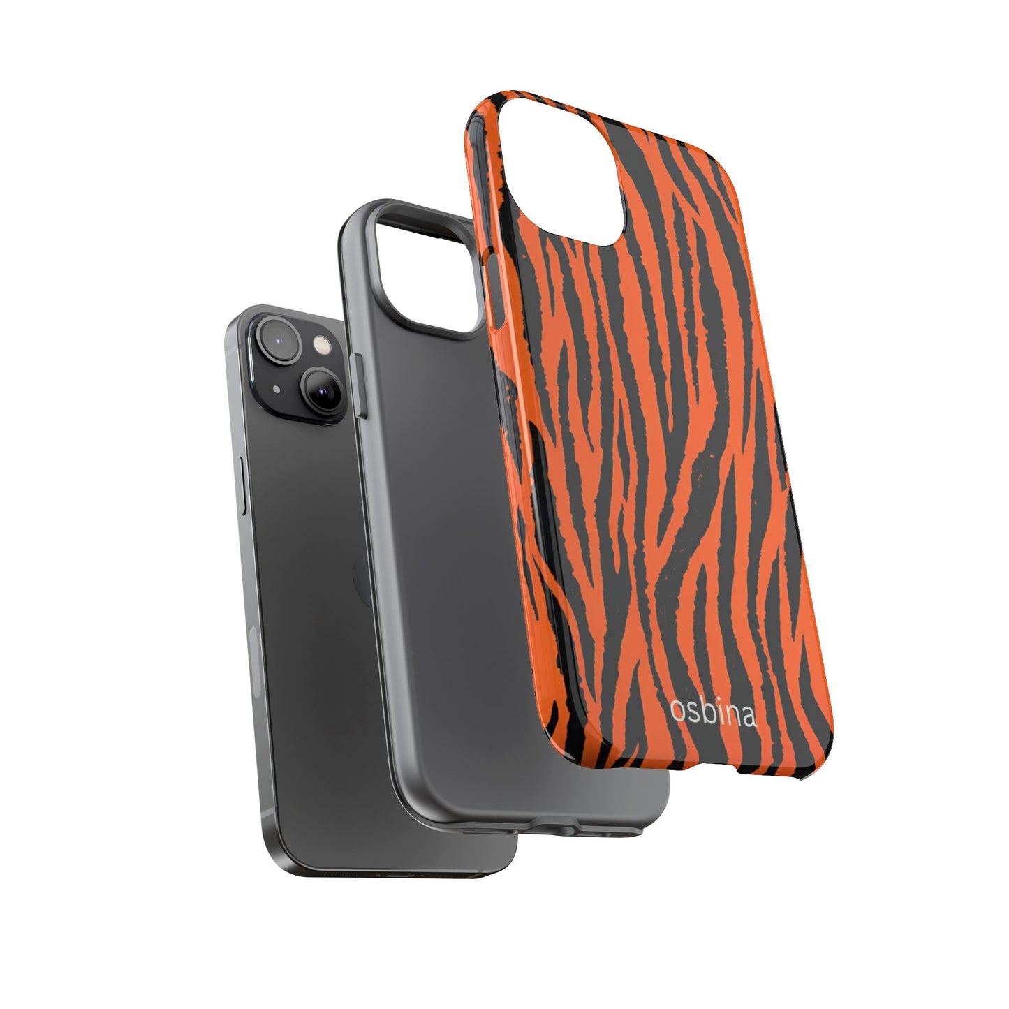 osbina | Tiger, But Make It Chic — The Bengal Stripe Case in Orange + Black | The Season Collective