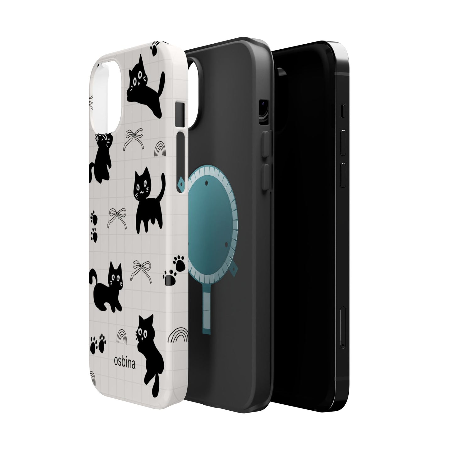 osbina | MagSafe compatible for iPhone | Meow Mode Cat Phone Case | The Season Collective