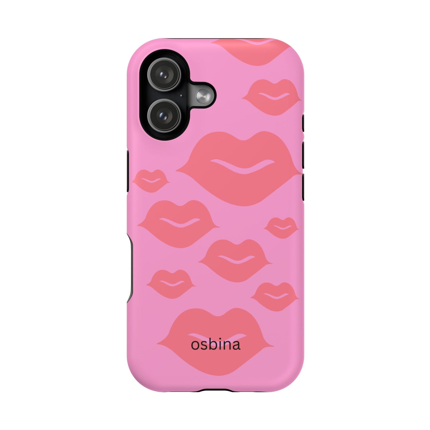osbina | MagSafe compatible for iPhone | Besos Hot Lips Phone Case | Modern Muse Collection