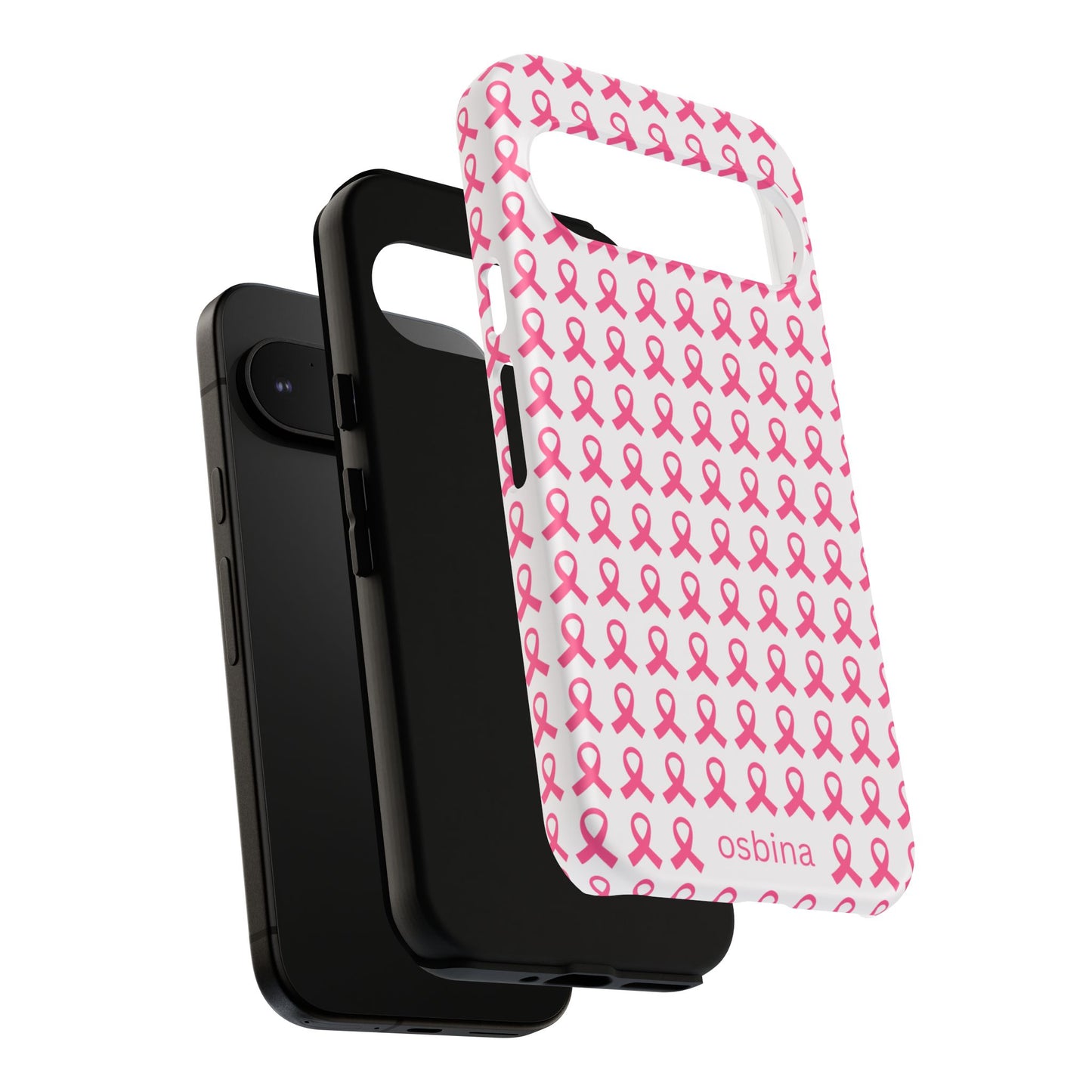 osbina | Limited Edition The Side by Side Pink Ribbon Case in Light Pink + Soft Pink + Hot Pink | The Pink October Collection | Inspired By