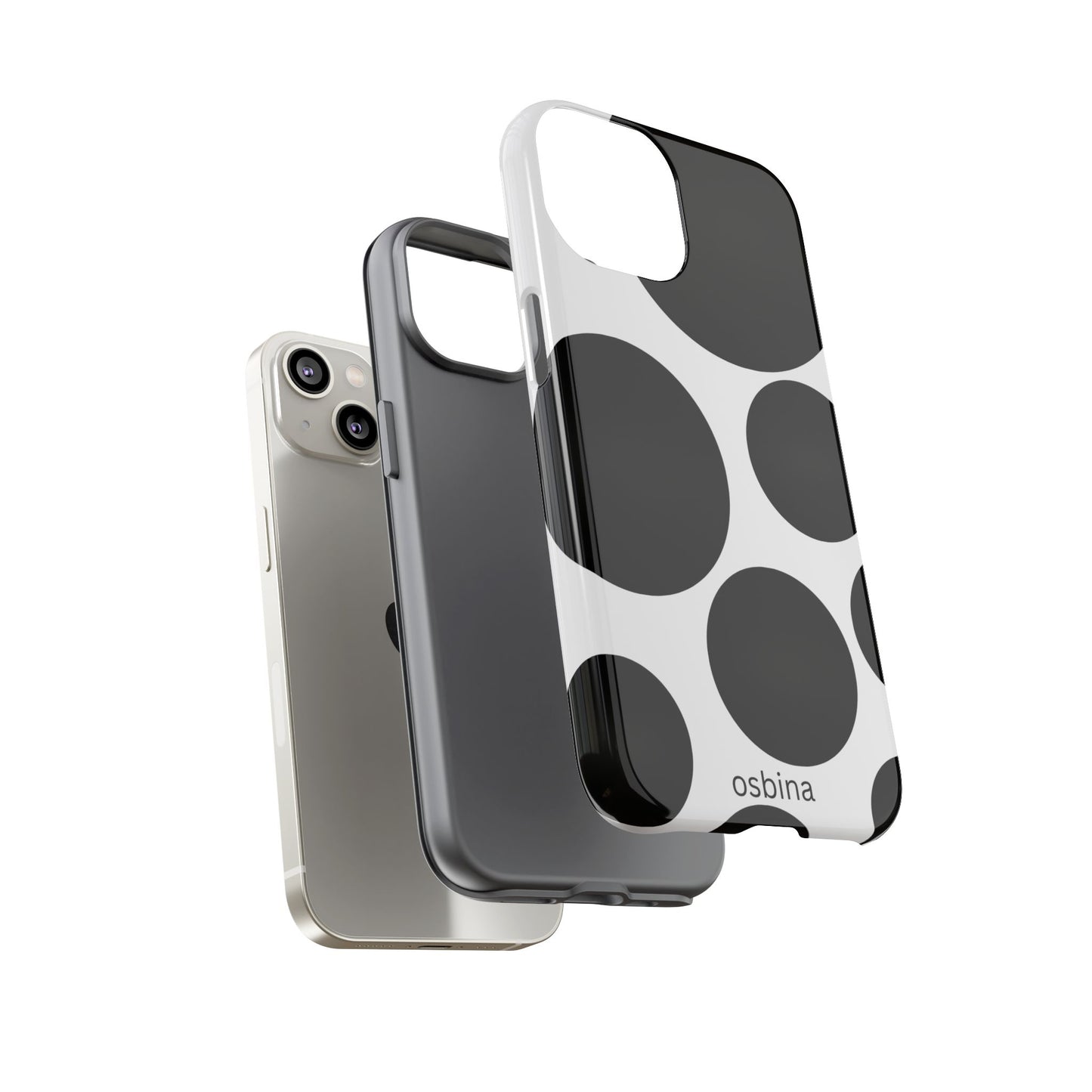 osbina | The Noir Bubbles Phone Case | Modern Muse Collection