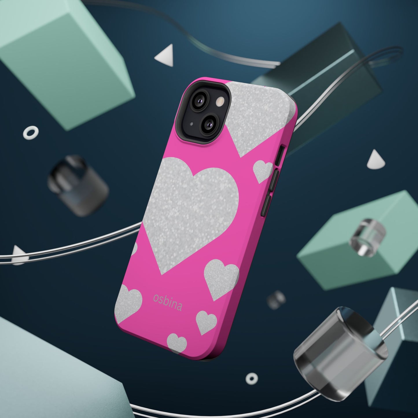 osbina | MagSafe compatible for iPhone | The Shimmering Love Case | YAYOU Collection Supporting Shine Like Sable