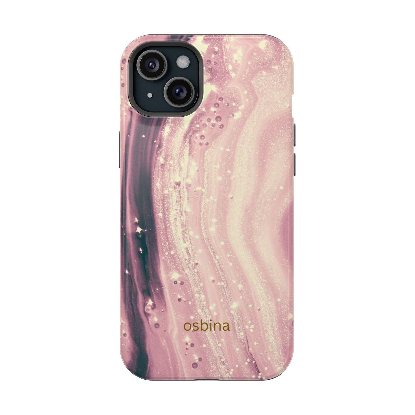 osbina | MagSafe compatible for iPhone | The Amethyst Glow Phone Case | Modern Muse Collection