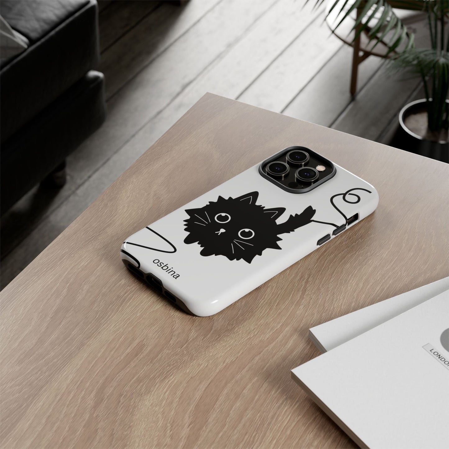 osbina | Midnight Couture Cat Phone Case | Season Collective Collection