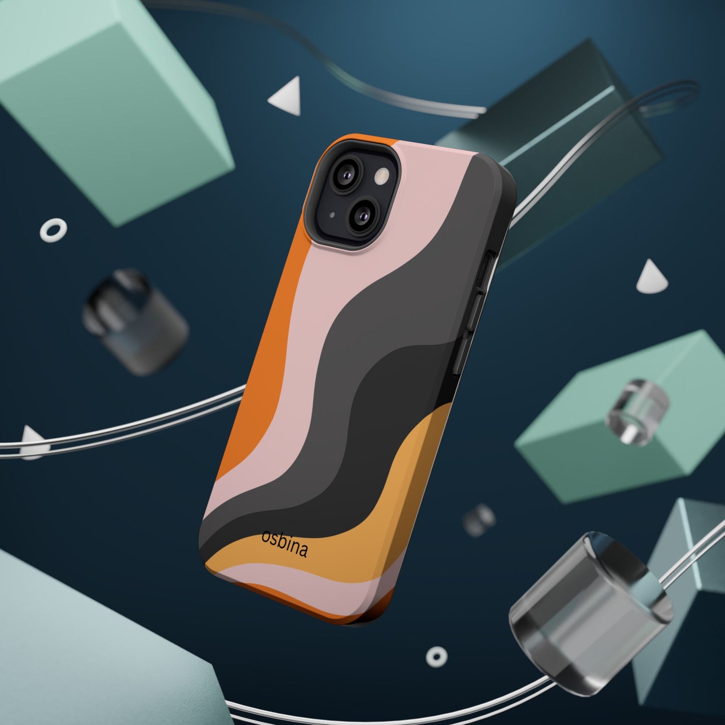 osbina | MagSafe Compatible for iPhone | The Case That Says “Fall, But Make It Fashion” | Retro Swirl Edition | The Season Collective