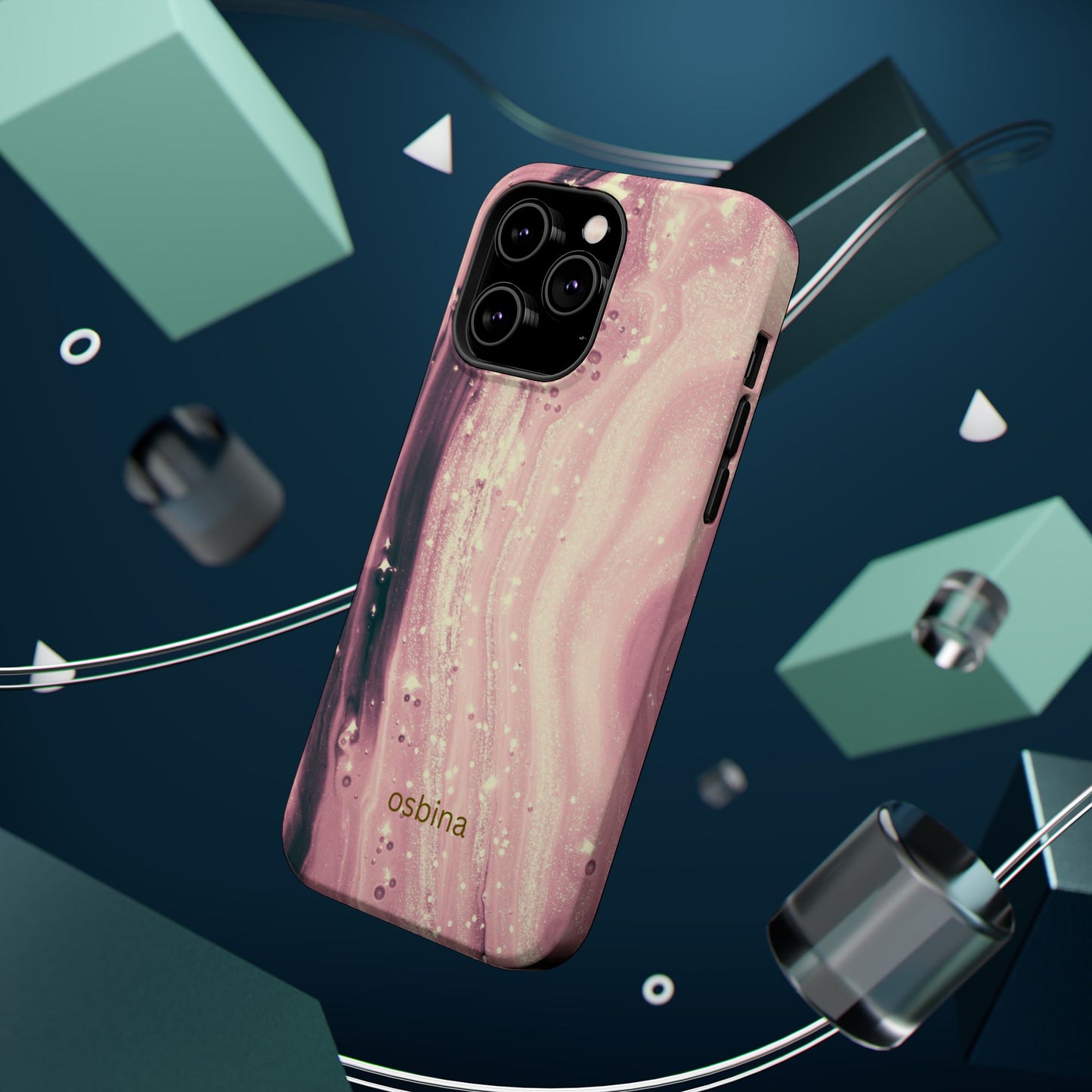 osbina | MagSafe compatible for iPhone | The Amethyst Glow Phone Case | Modern Muse Collection