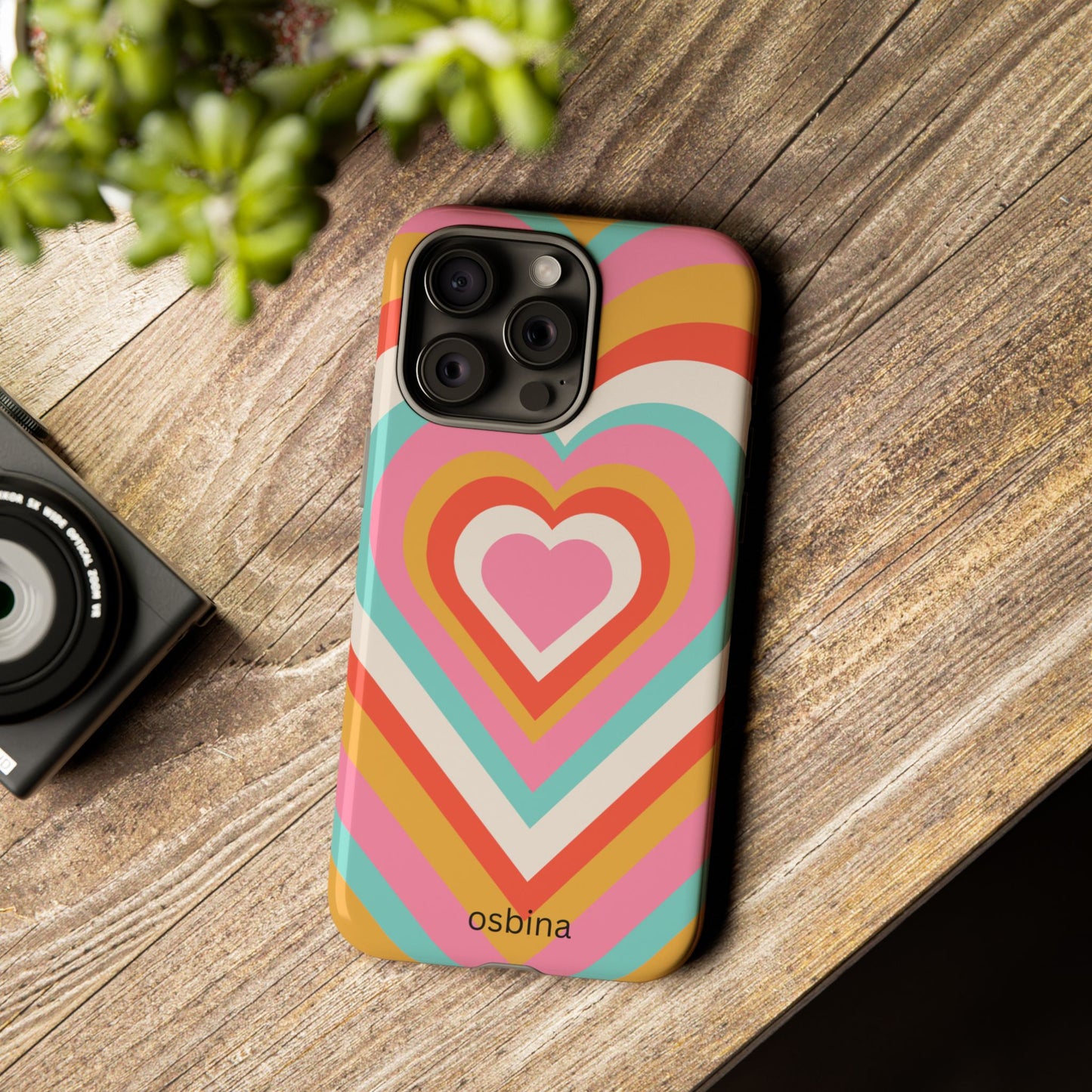 osbina | Heart Nouveau Phone Case | Modern Muse Collection