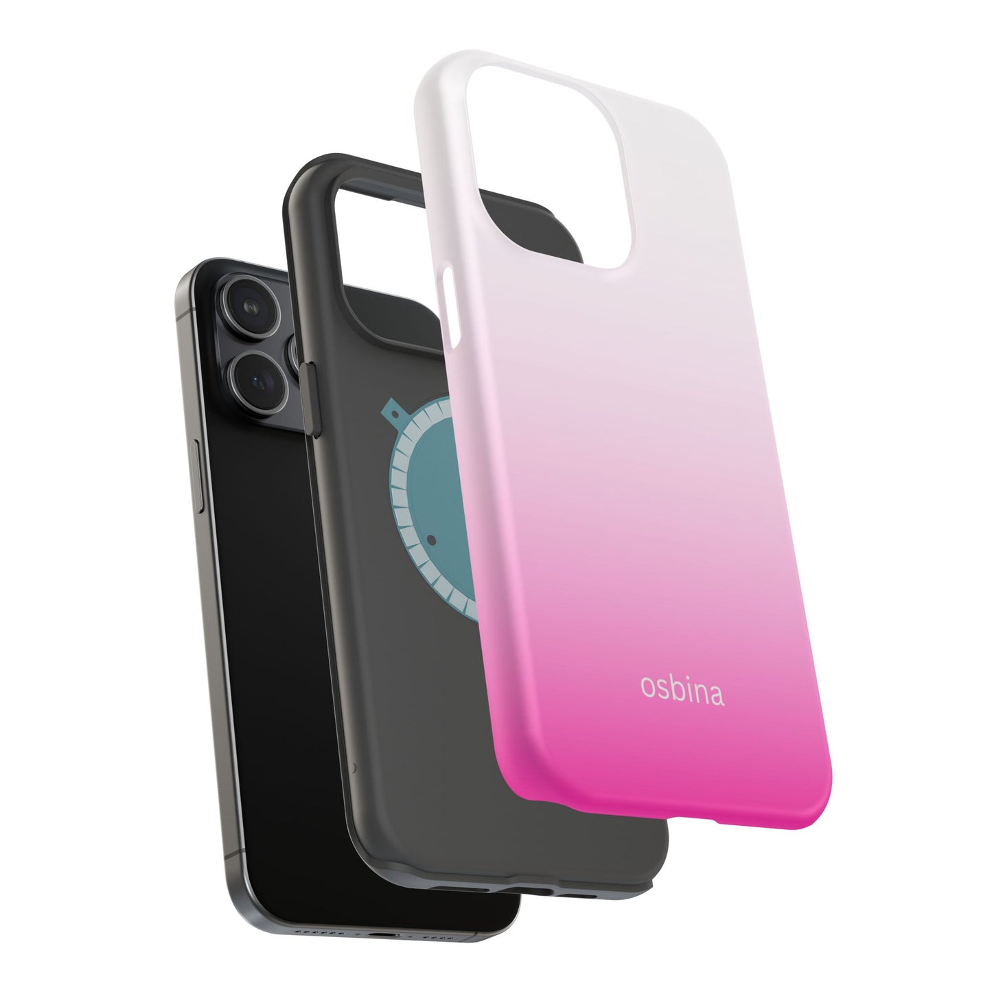 osbina | MagSafe compatible for iPhone | The Radiant Ombre Case | YAYOU Collection Supporting Shine Like Sable