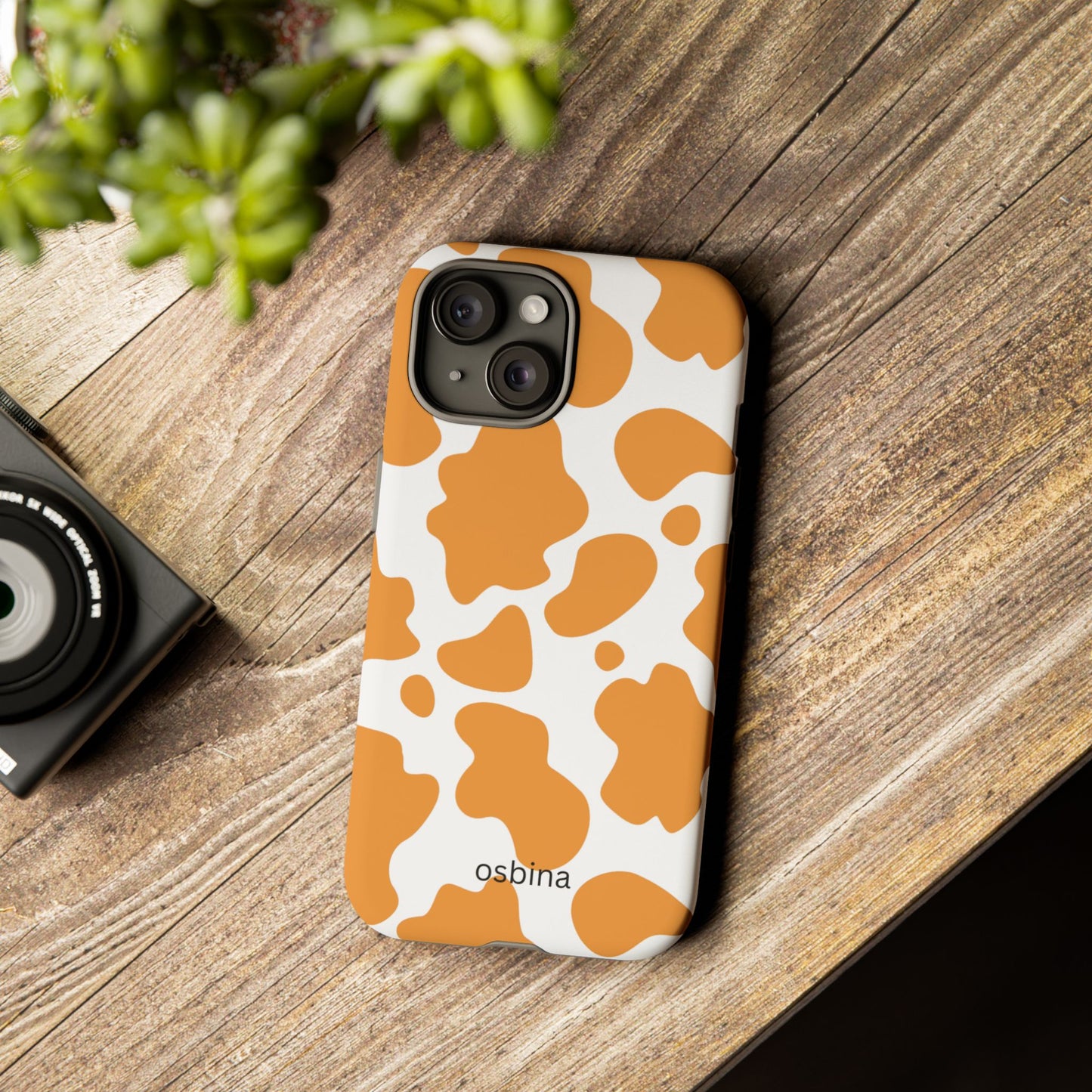 osbina | Holy Cow, It’s Chic — The Orange Cow Print Case | The Season Collective