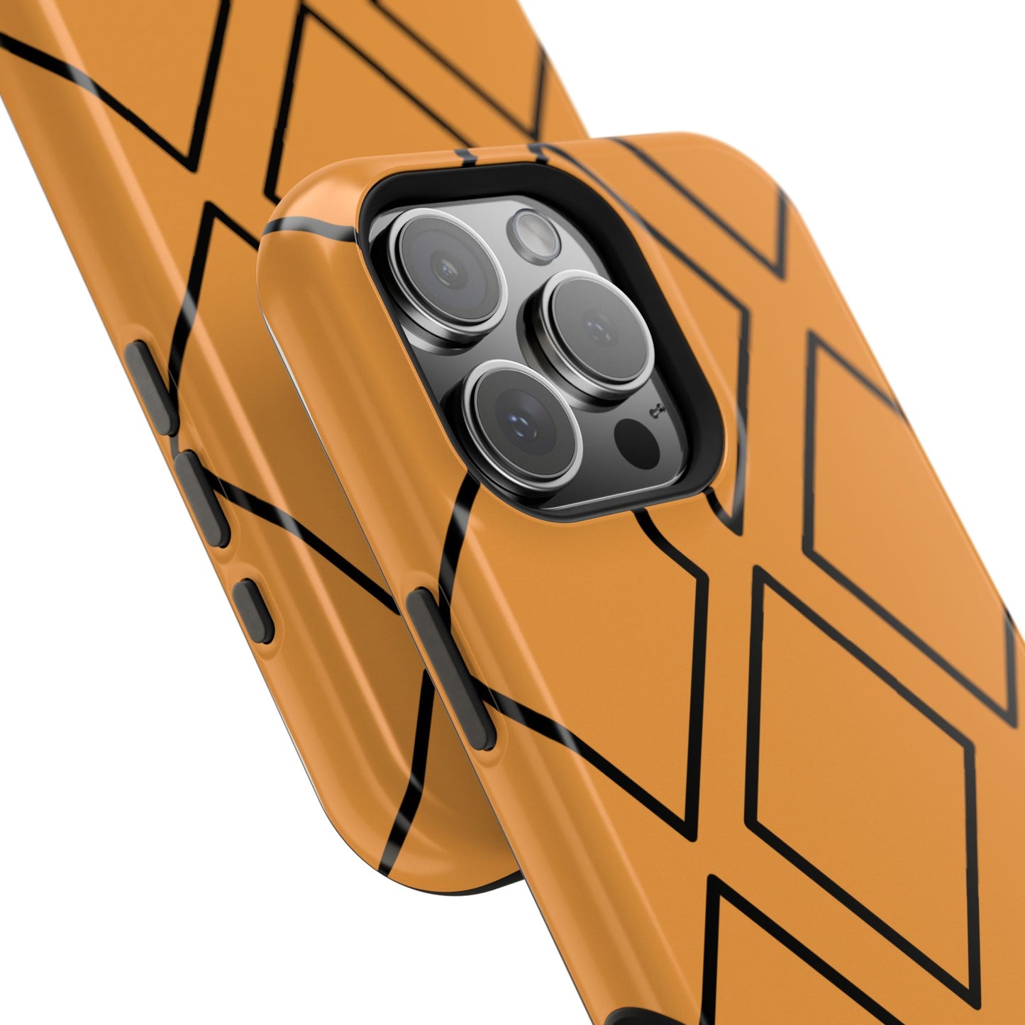 osbina | MagSafe Compatible for iPhone | Diamonds Are Your Phone’s Best Friend — The Orange + Black Diamond Case | The Season Collective