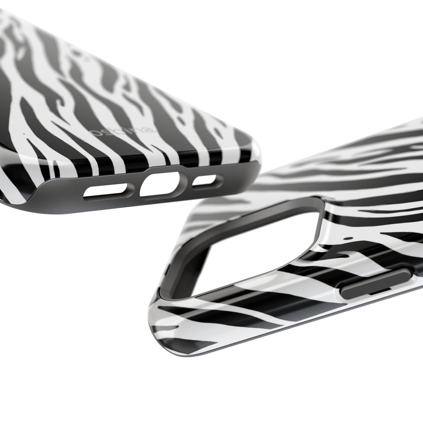 osbina | MagSafe Compatible for iPhone | The Bengal Bold Stripe Case in White + Black | The Season Collective