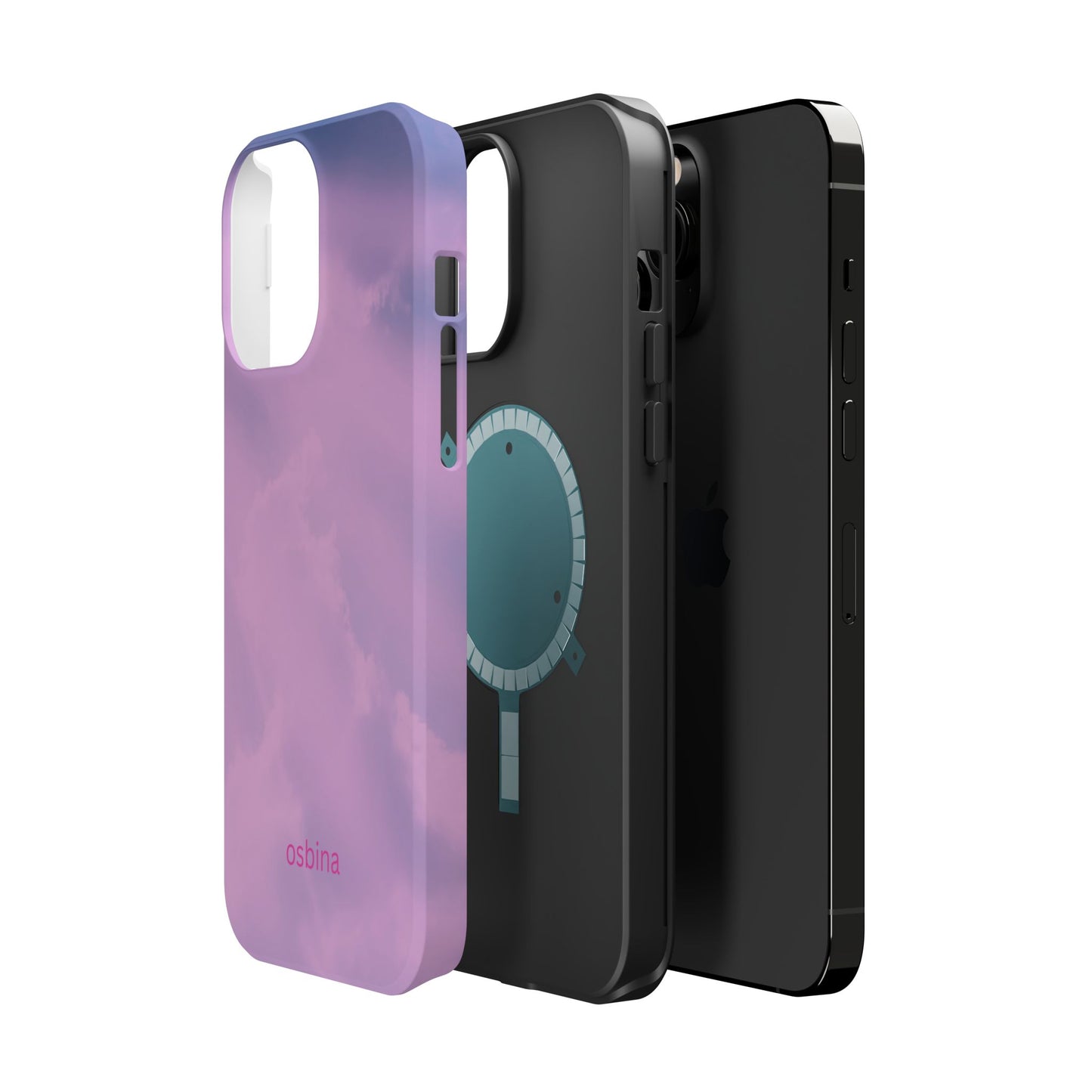 osbina | MagSafe compatible for iPhone | The Rosy Skies Case | YAYOU Collection Supporting Shine Like Sable