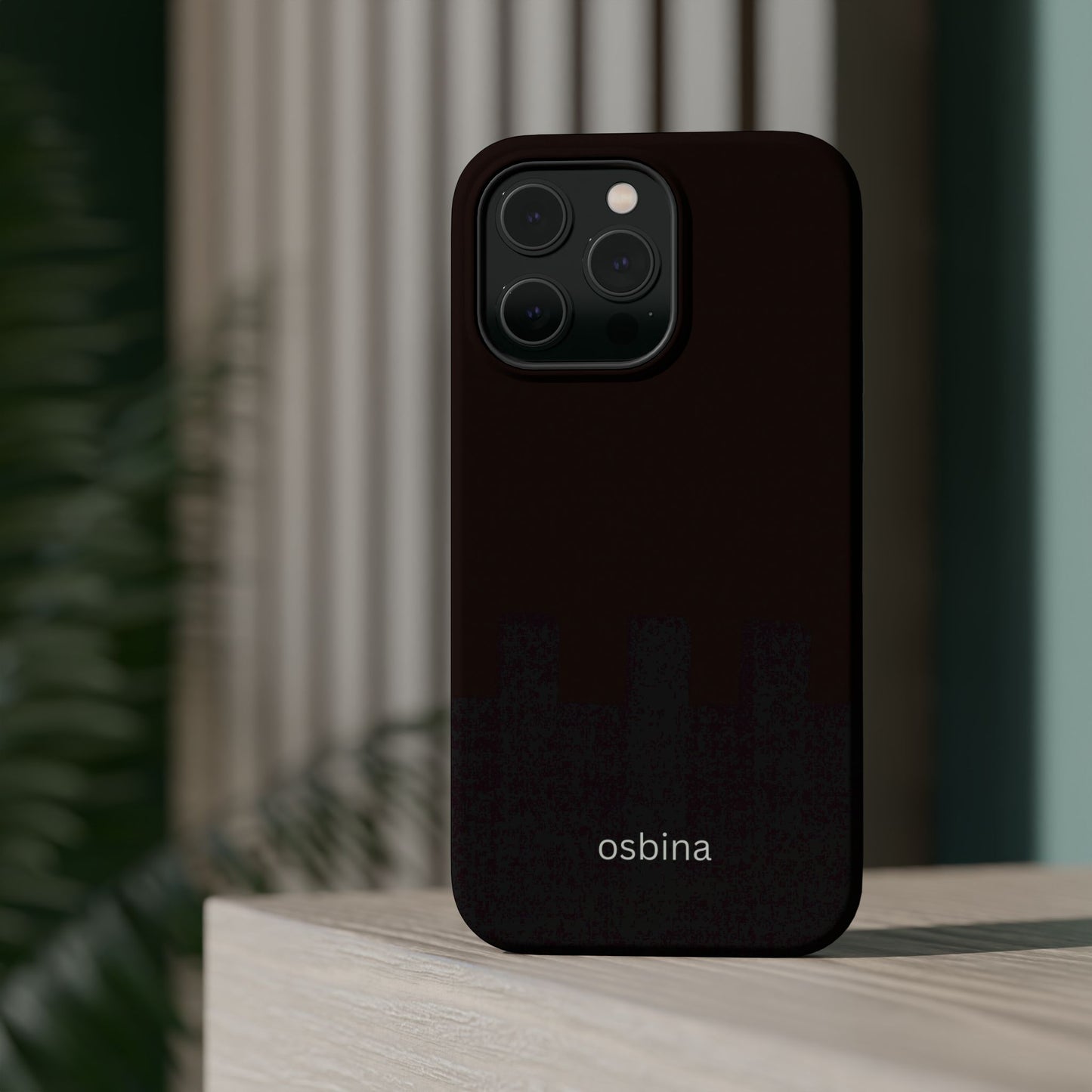 osbina | MagSafe compatible for iPhone | The Onyx Phone Case | Modern Man Collection