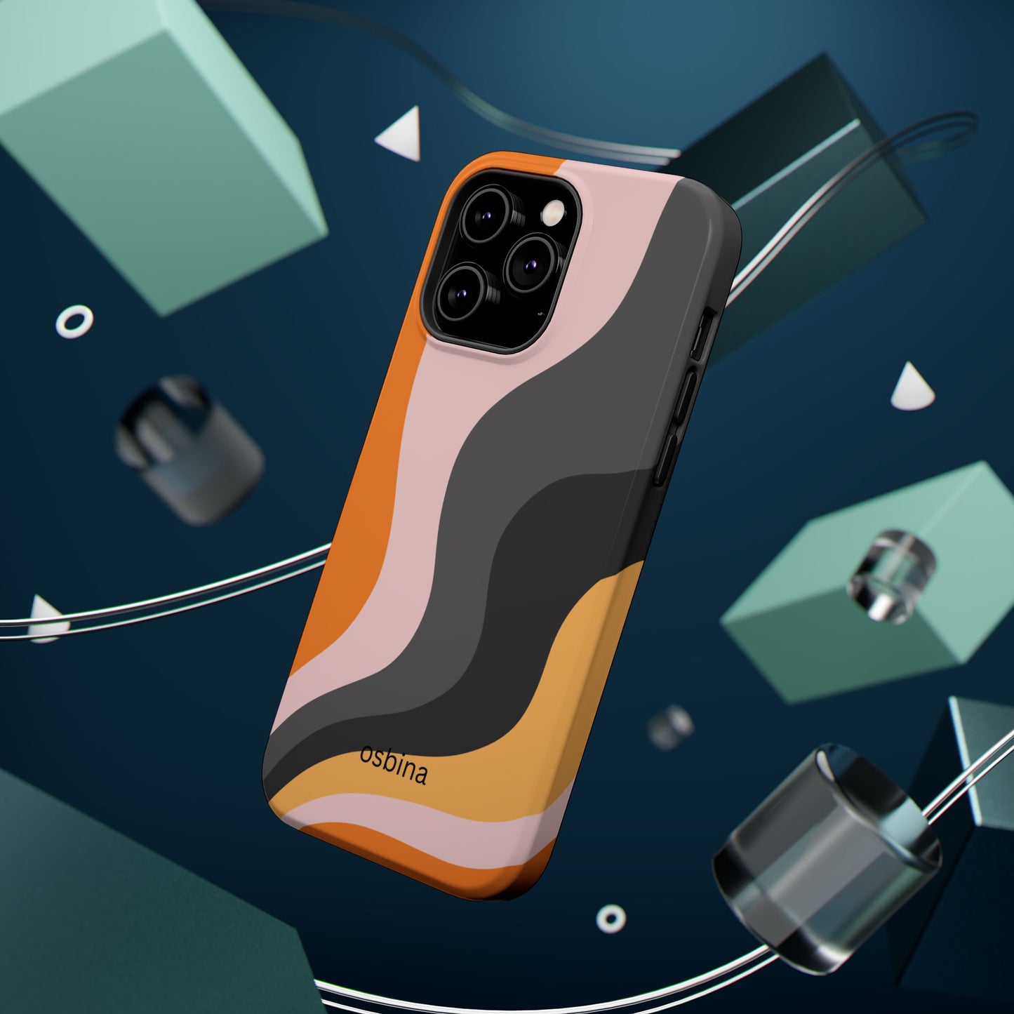 osbina | MagSafe Compatible for iPhone | The Case That Says “Fall, But Make It Fashion” | Retro Swirl Edition | The Season Collective