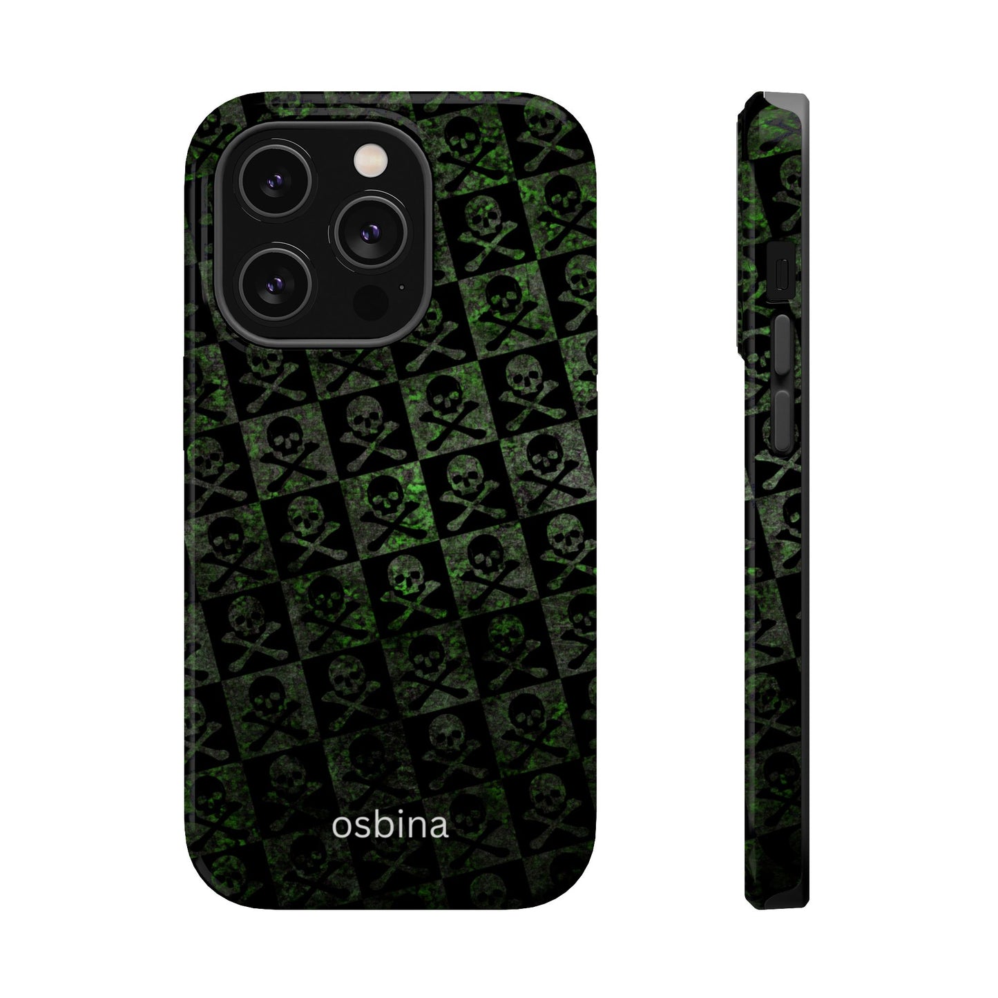 osbina | MagSafe compatible for iPhone | Skull & Crossbones Phone Case | Season Collective Collection