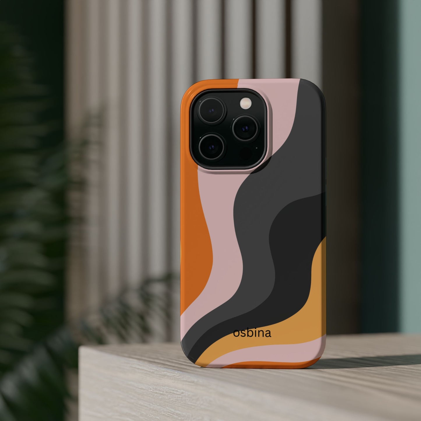 osbina | MagSafe Compatible for iPhone | The Case That Says “Fall, But Make It Fashion” | Retro Swirl Edition | The Season Collective