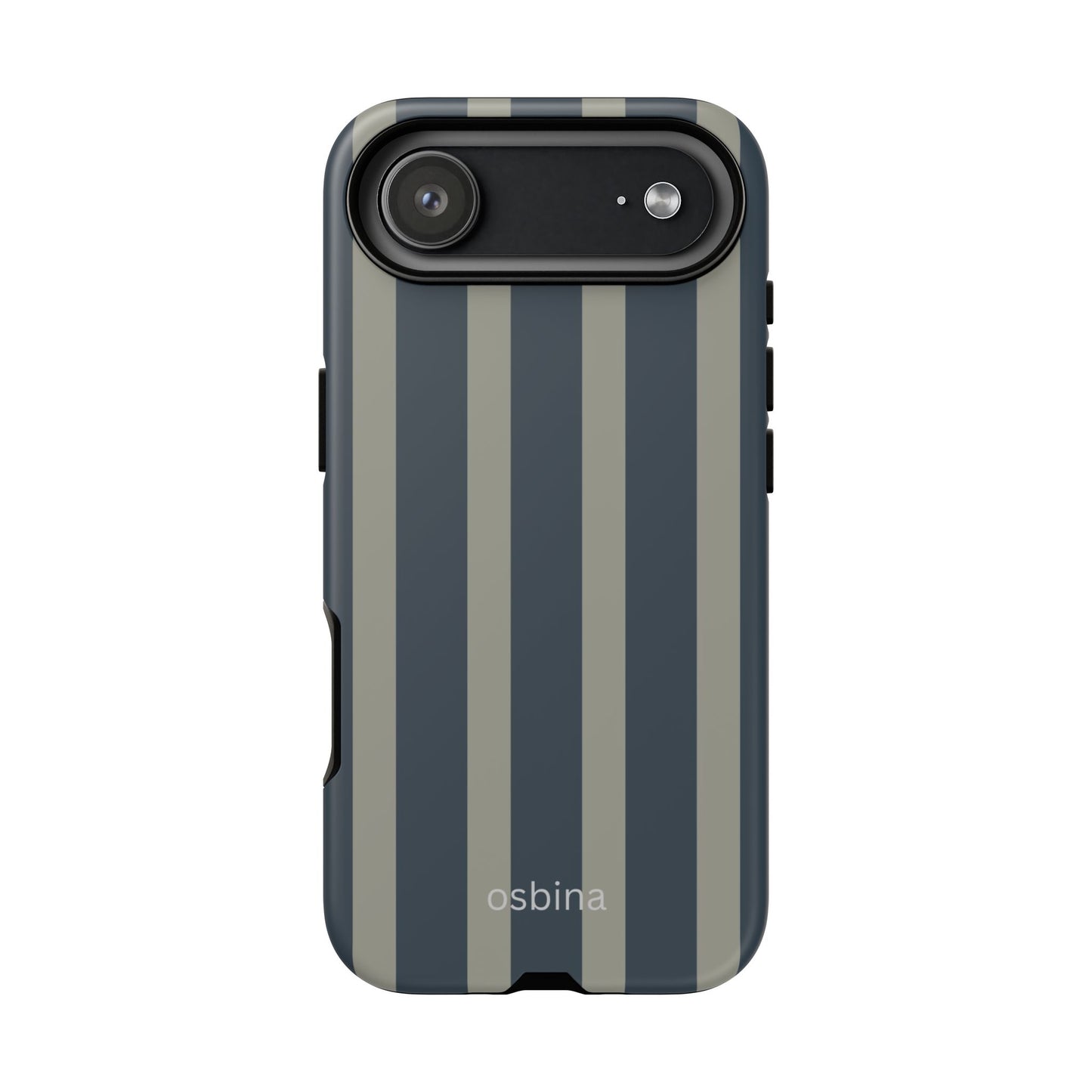 osbina | Grayhaven Navy & Gray Sophisticated Phone Case | Modern Muse Collection