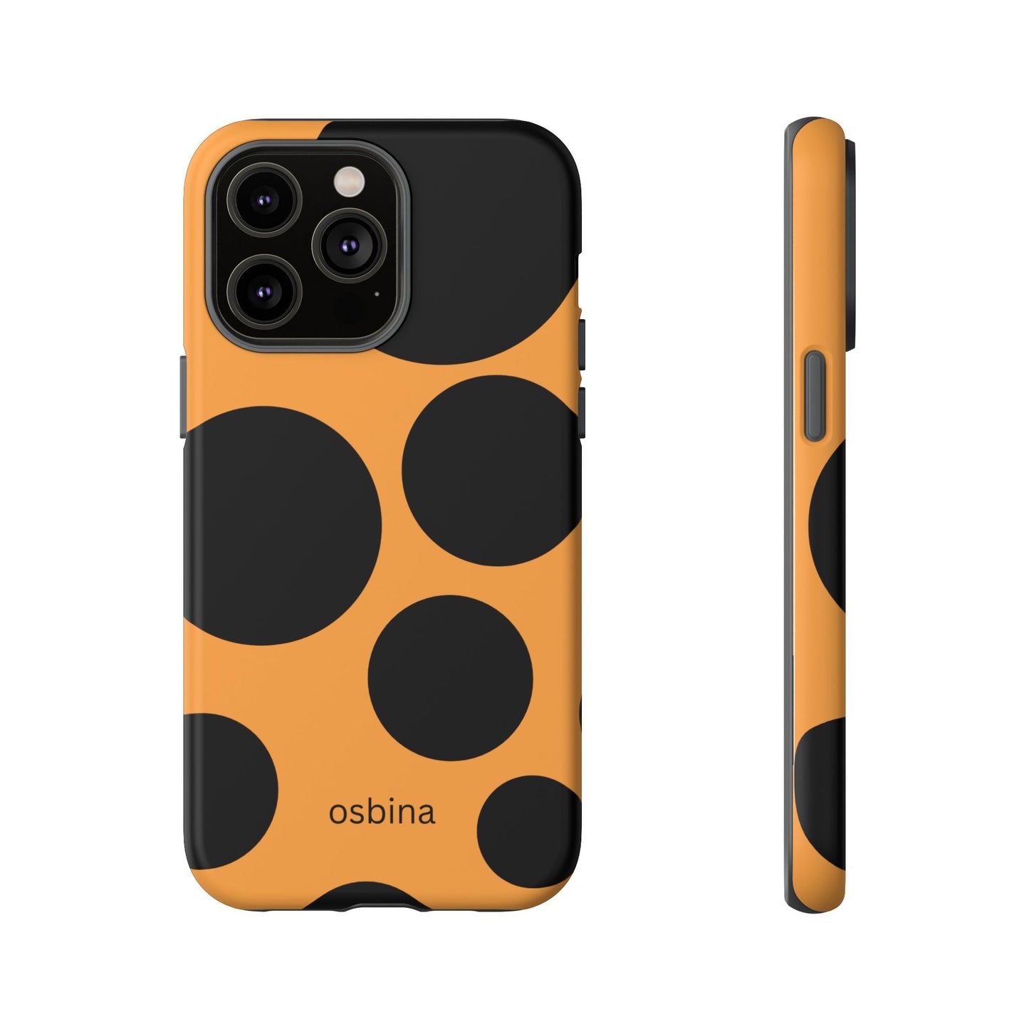 osbina | The Bubble Statement Case in Orange + Black | The Season Collective