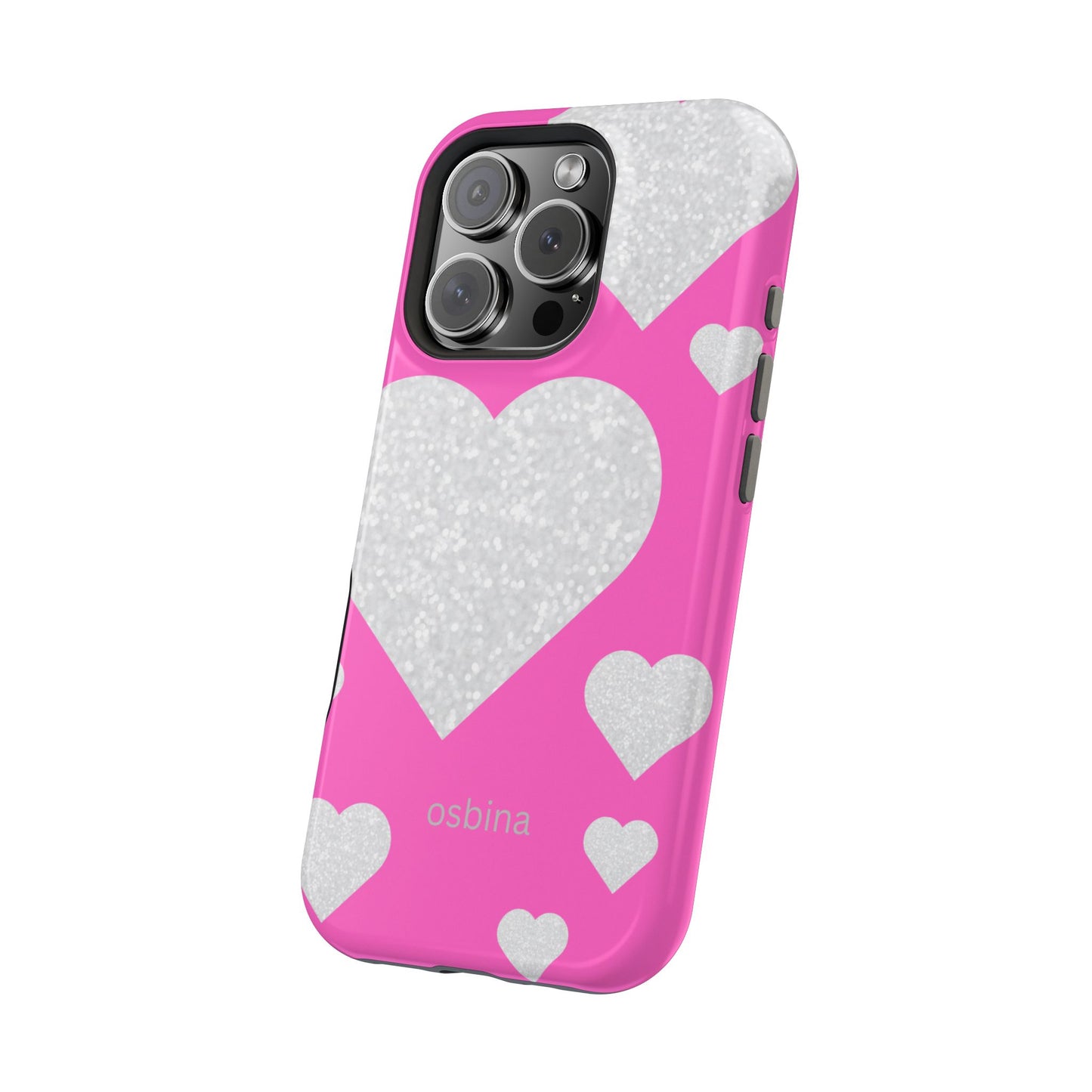 osbina | MagSafe compatible for iPhone | The Shimmering Love Case | YAYOU Collection Supporting Shine Like Sable