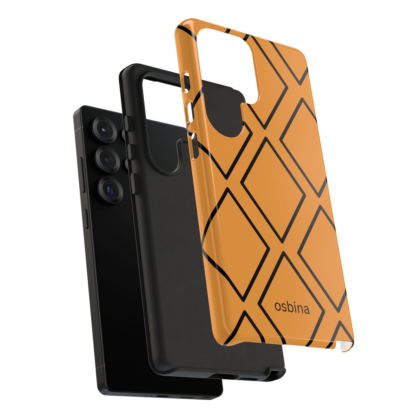 osbina | Diamonds Are Your Phone’s Best Friend — The Orange + Black Diamond Case | The Season Collective