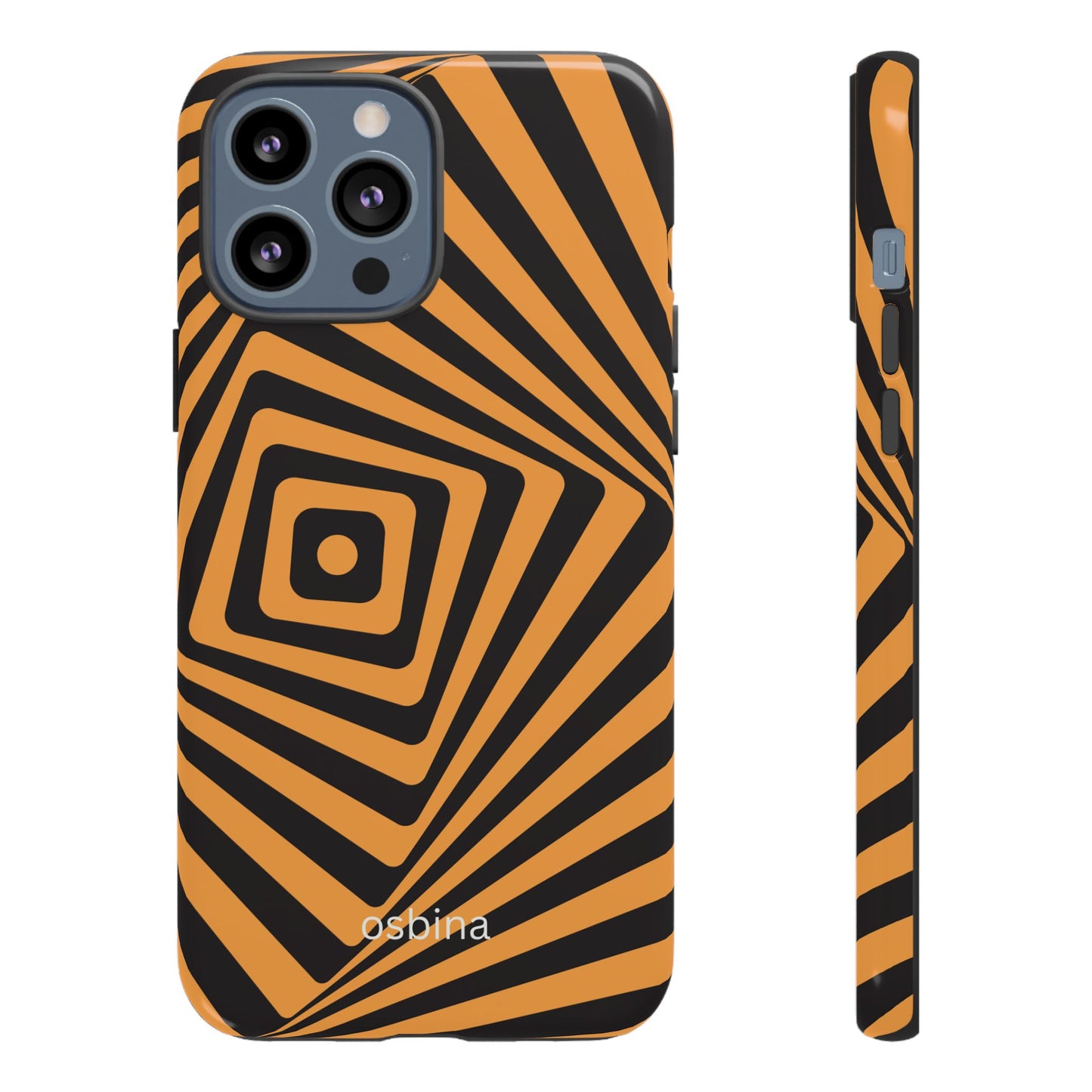 osbina | Step Into the Zone — The Orange + Black Spiral Case | The Season Collective