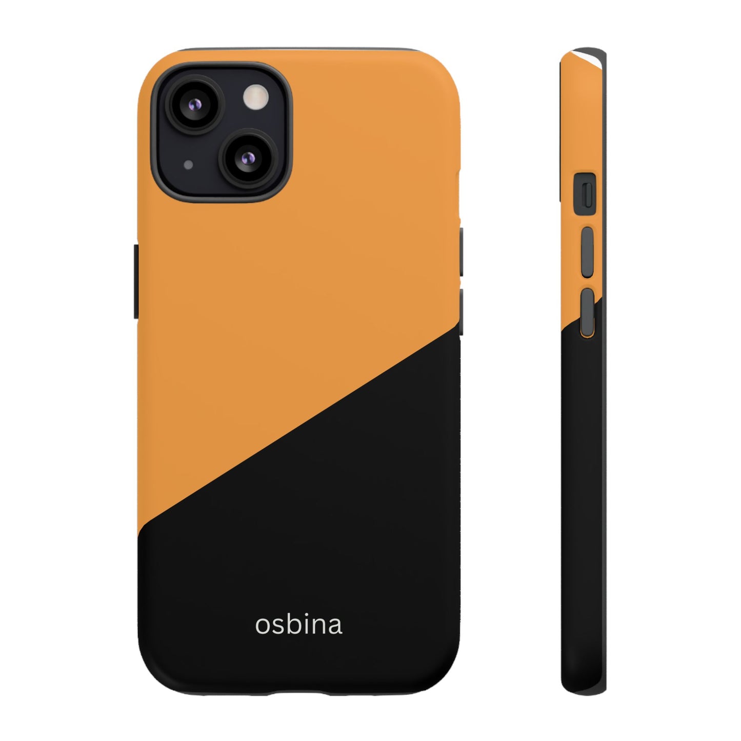 osbina | Bold Moves Only — The Orange + Black Split Diagonal Case | The Season Collective