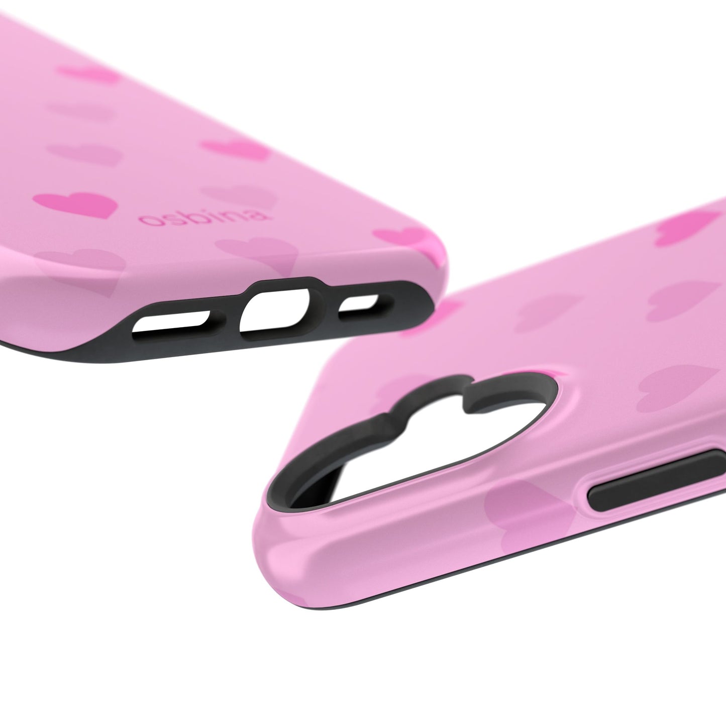 osbina | MagSafe compatible for iPhone | The Blushing Hearts Case | YAYOU Collection Supporting Shine Like Sable