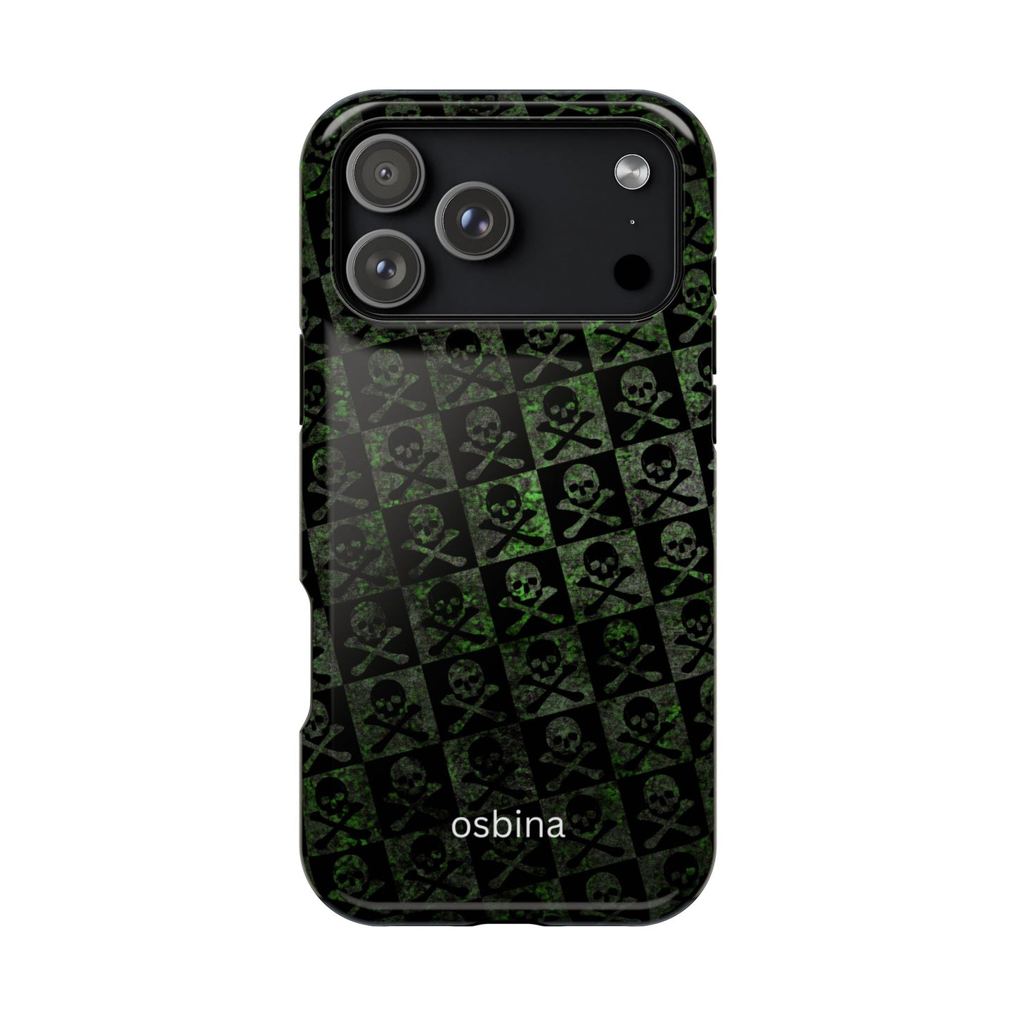 osbina | MagSafe compatible for iPhone | Skull & Crossbones Phone Case | Season Collective Collection